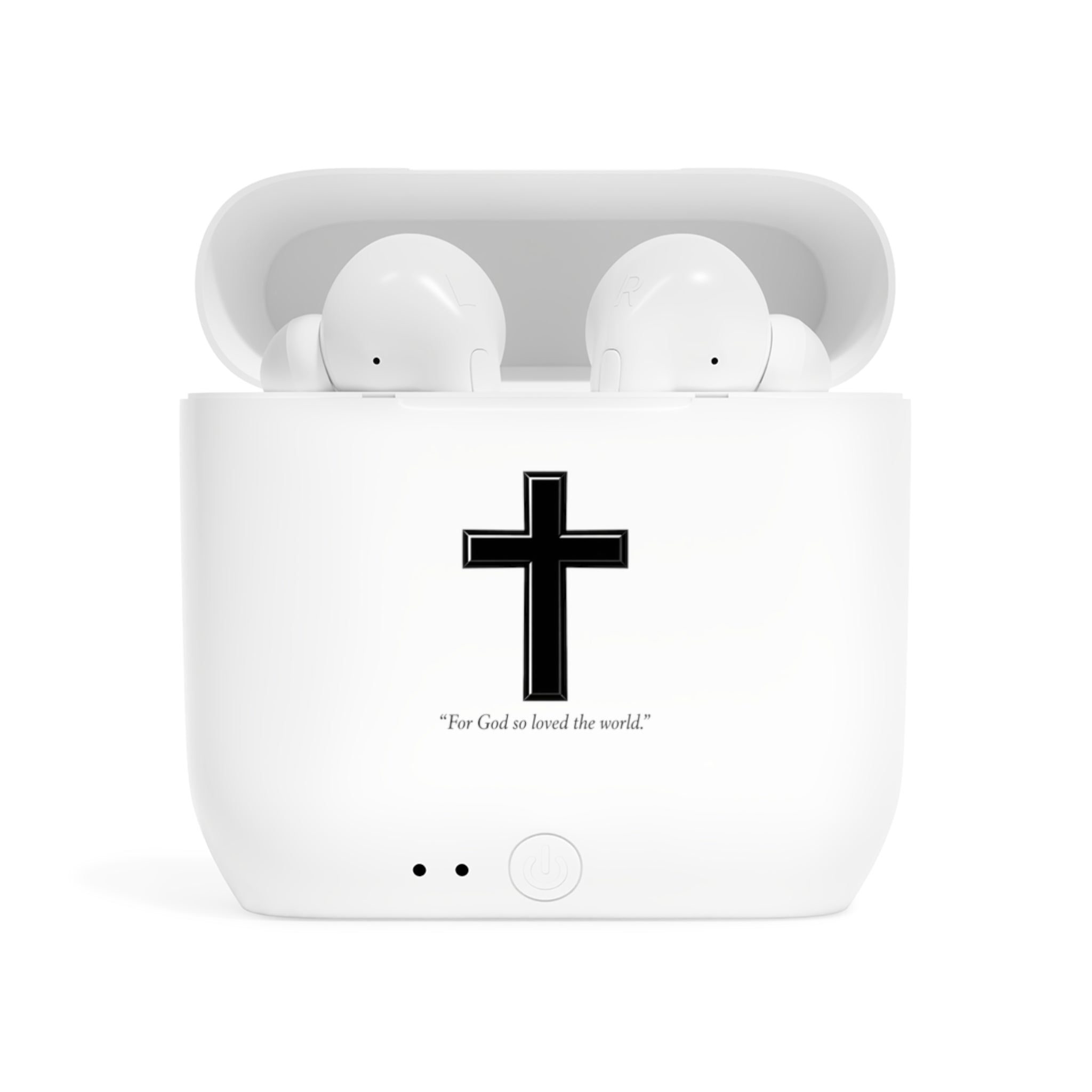 Cross with John 3:16 Essos Wireless Earbuds