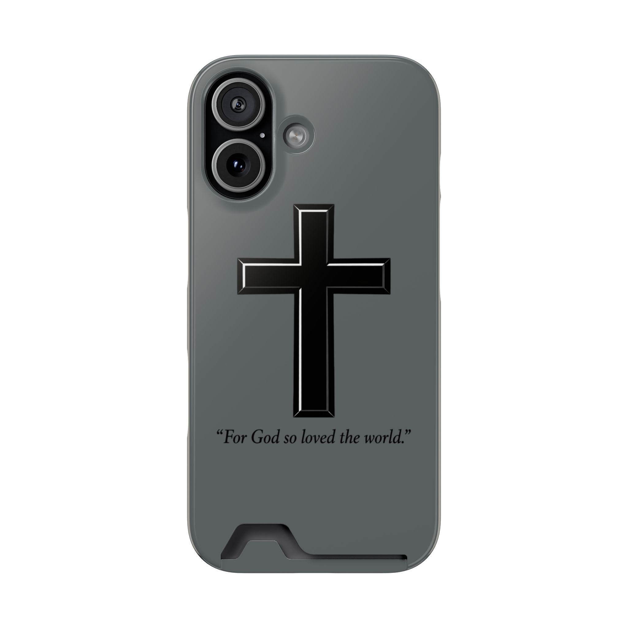 John 3:16 Phone Case (Card Holder)