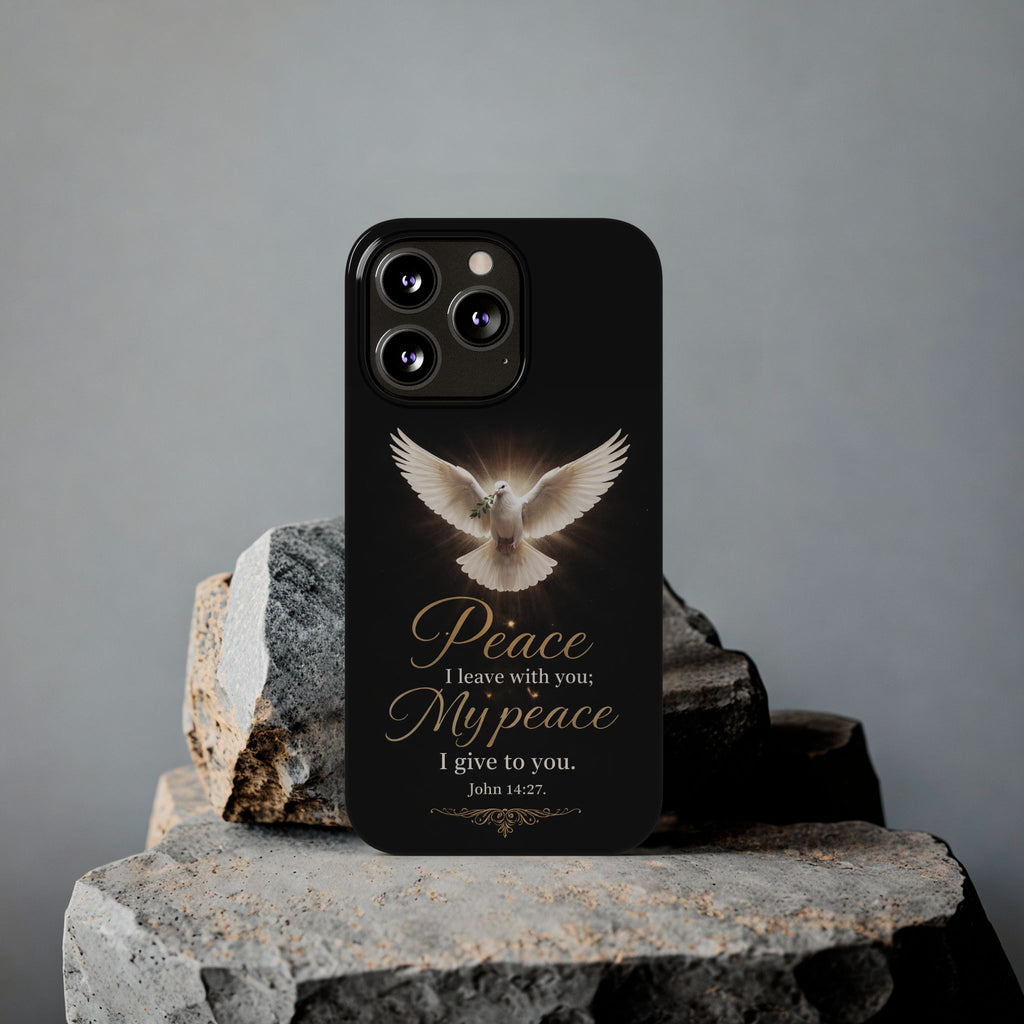 John 14:27 Slim Phone Cases
