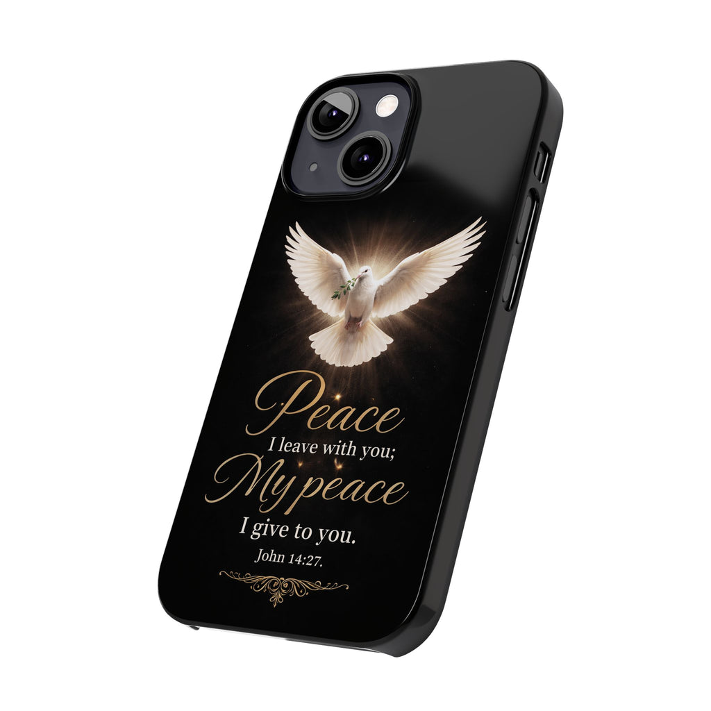 John 14:27 Slim Phone Cases
