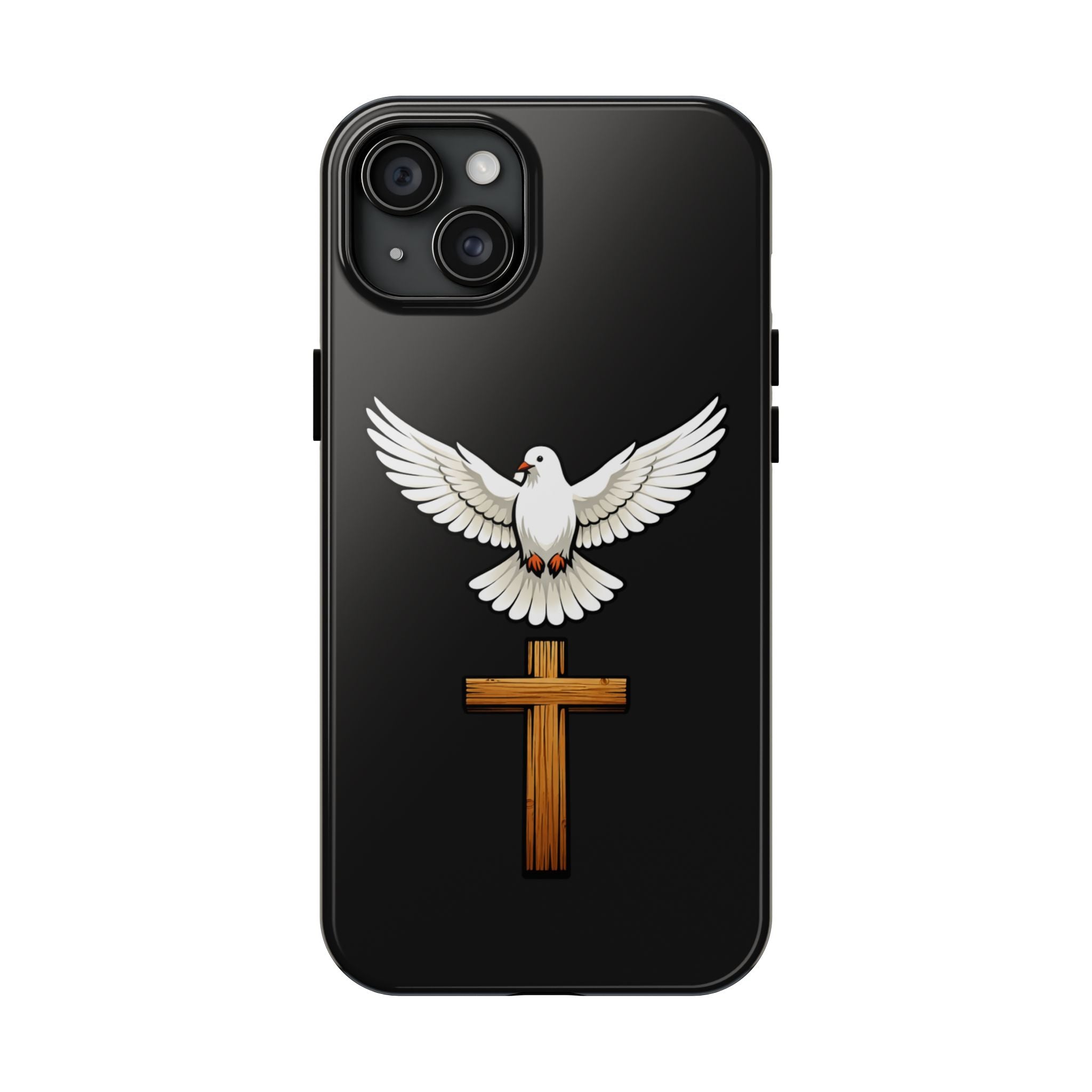 Dove and Cross Tough Phone Cases