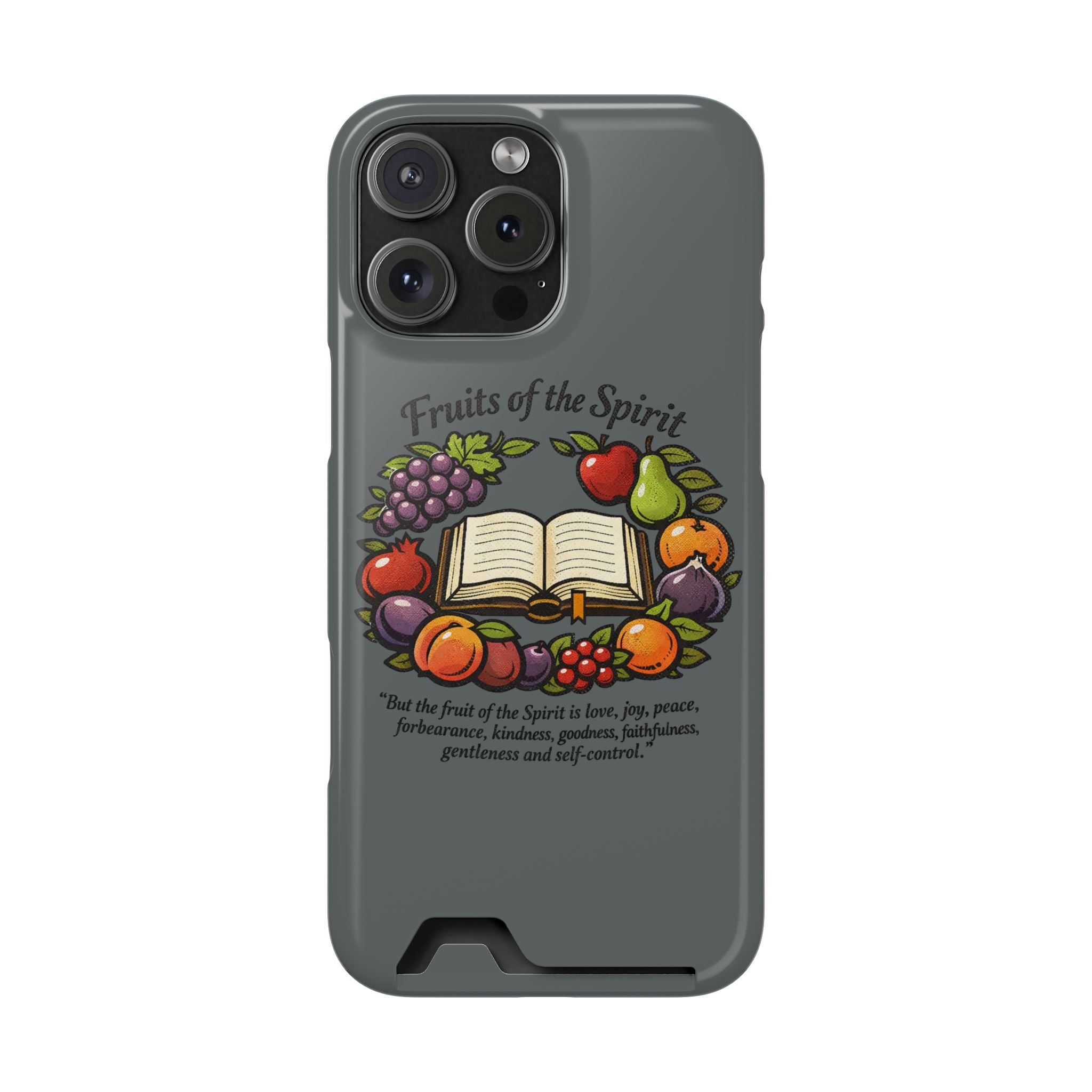 Fruits of the Spirit Phone Case (Card Holder)