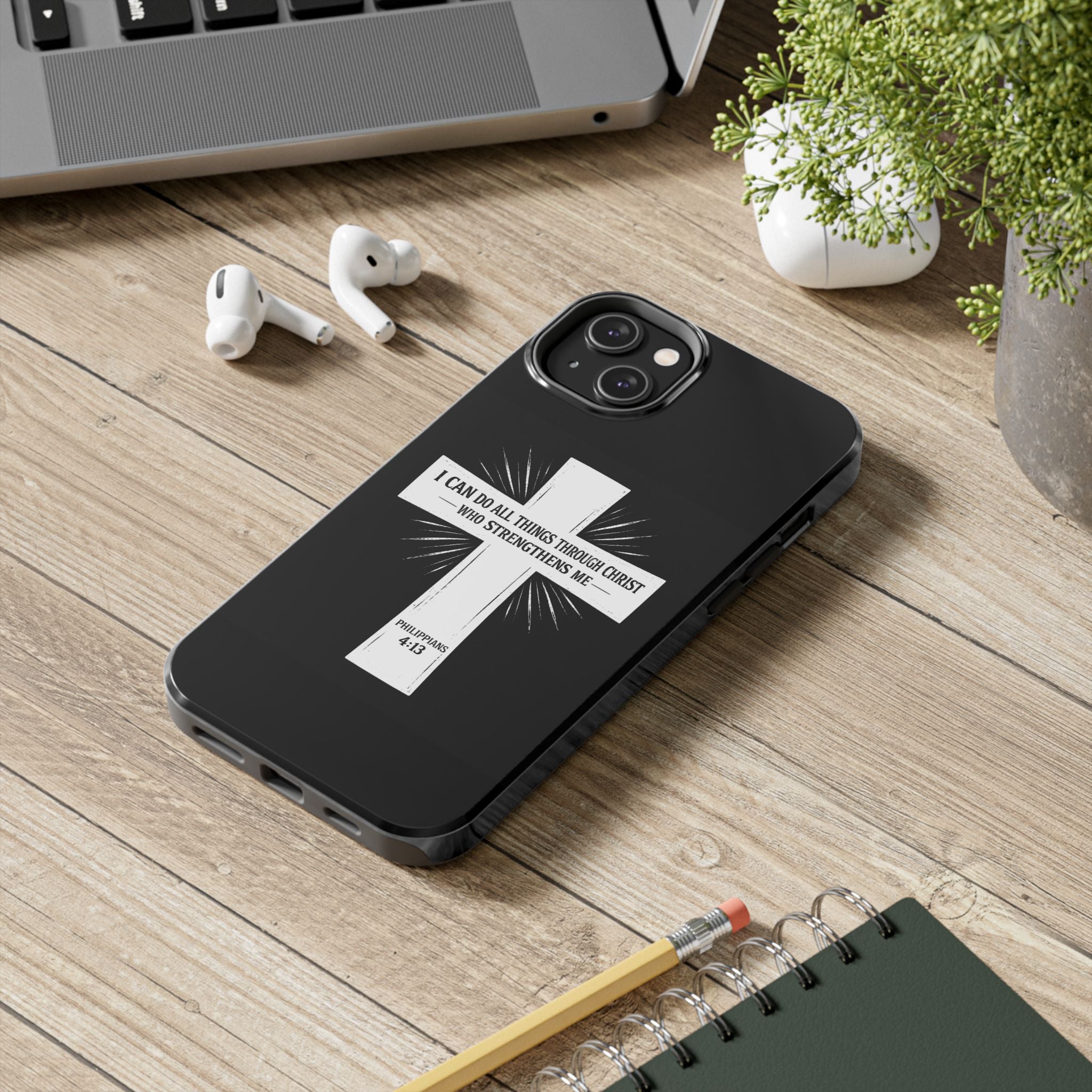 Philippians 4:13 Tough Phone Cases