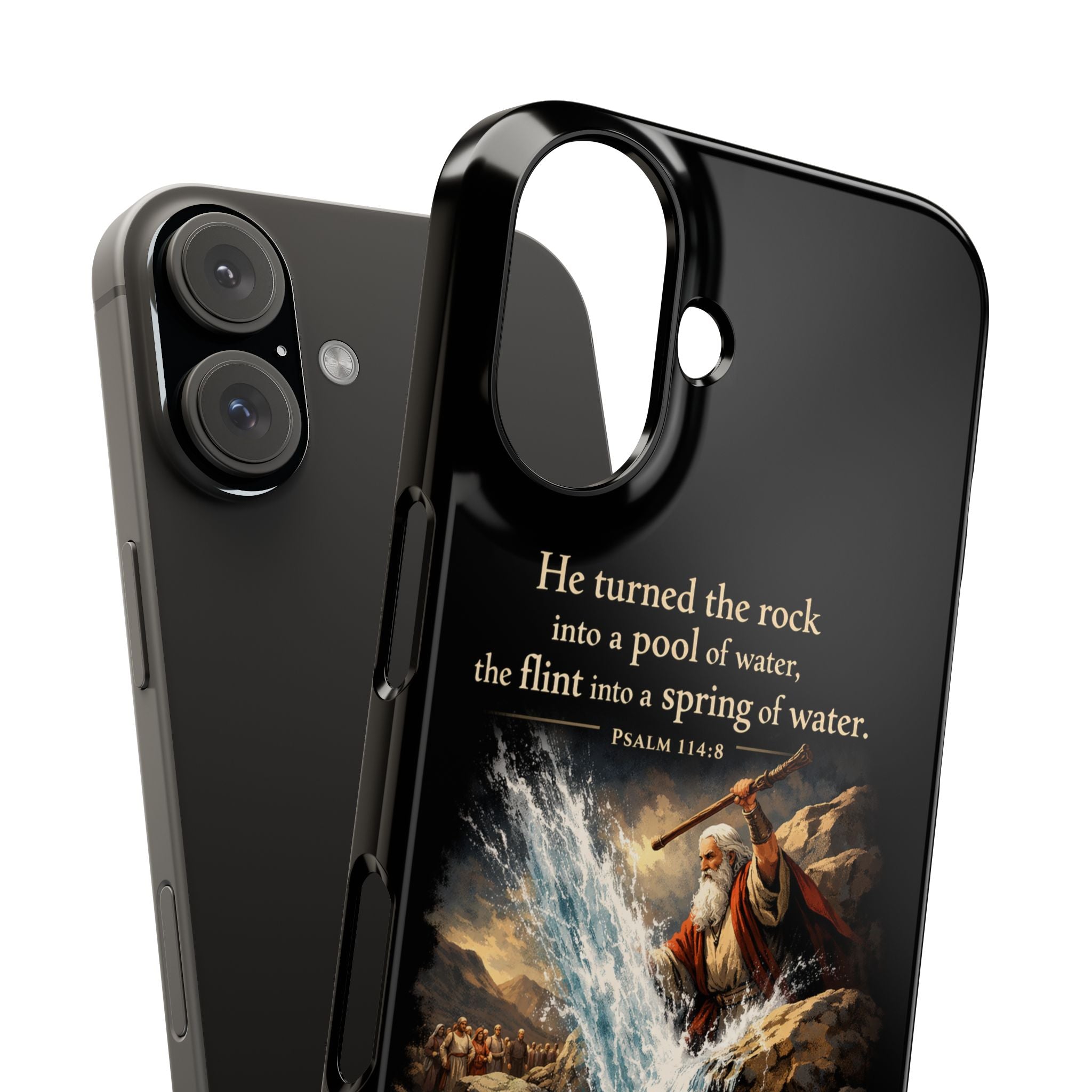 Psalms 114:8 Slim Phone Cases