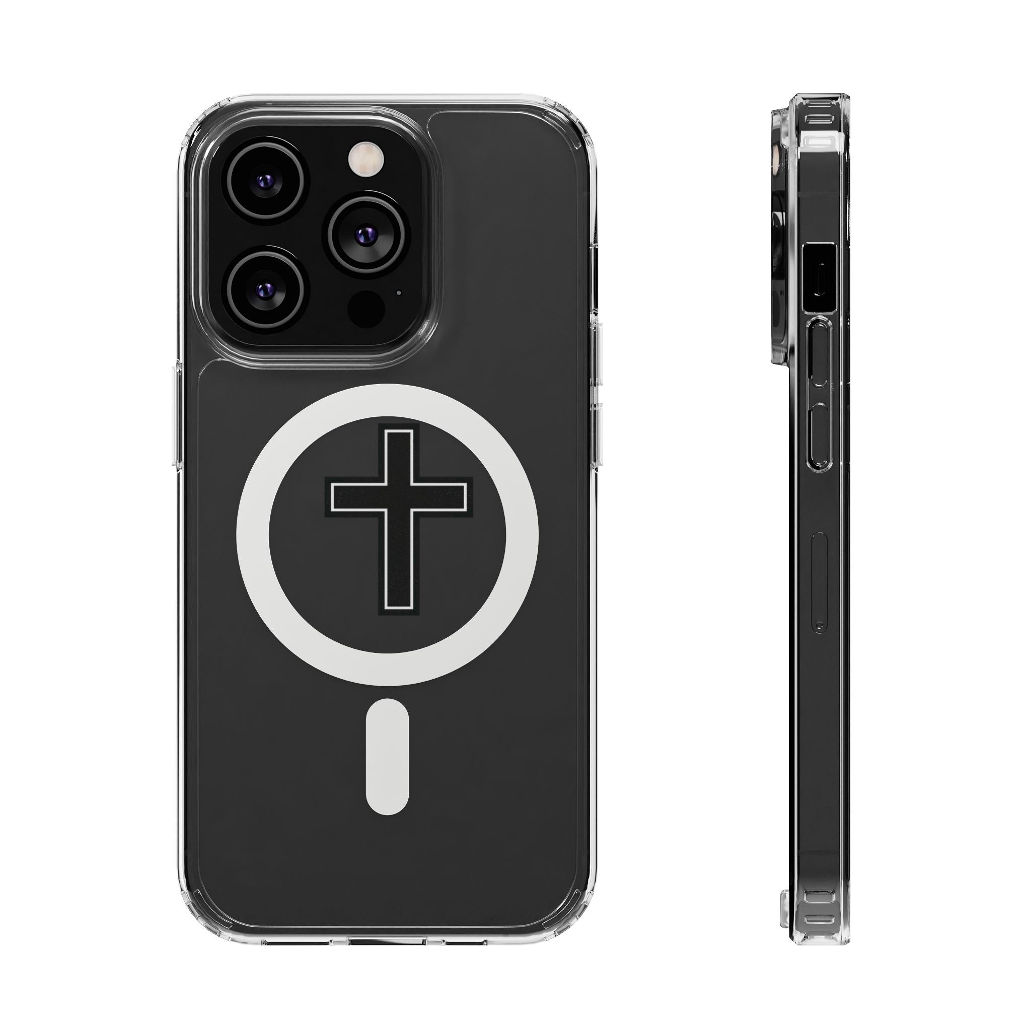 Cross Magnetic Clear Impact-Resistant Cases