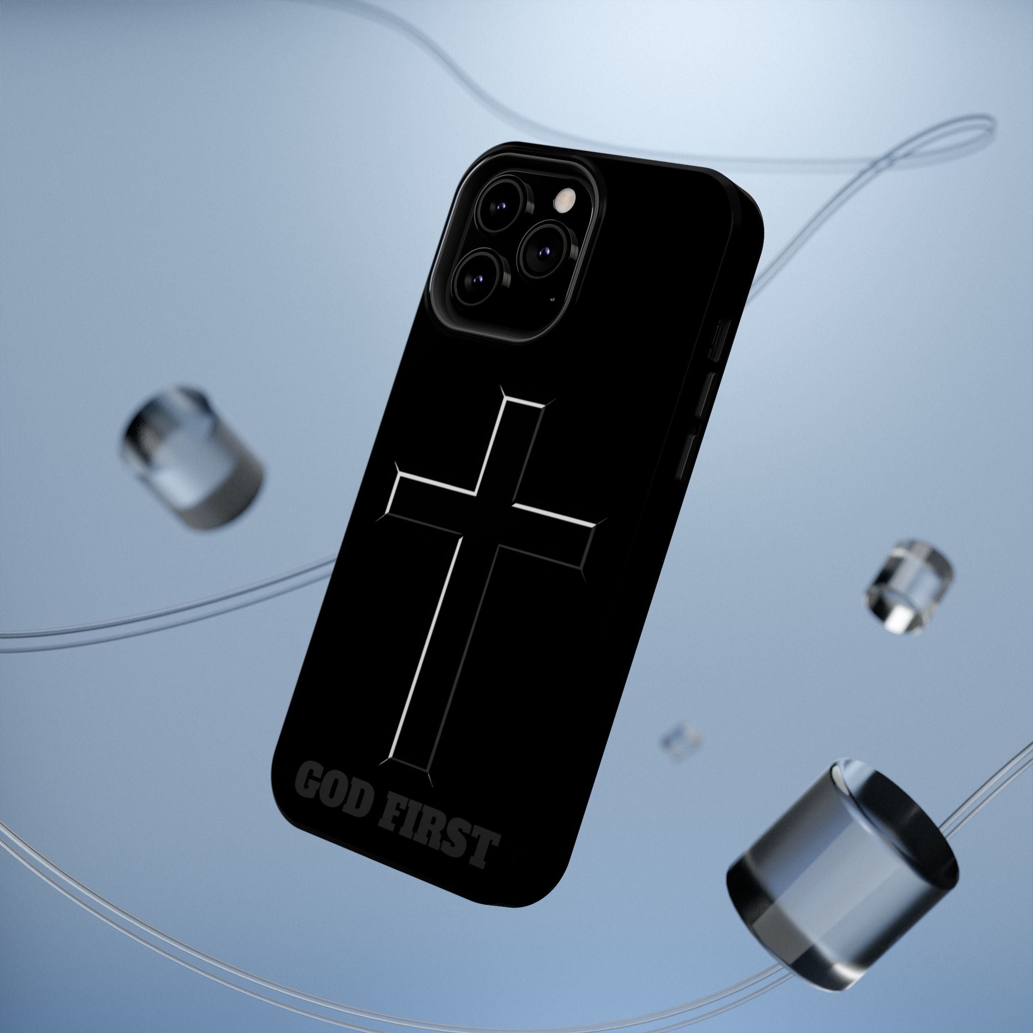 Cross Magnetic Impact-Resistant Cases