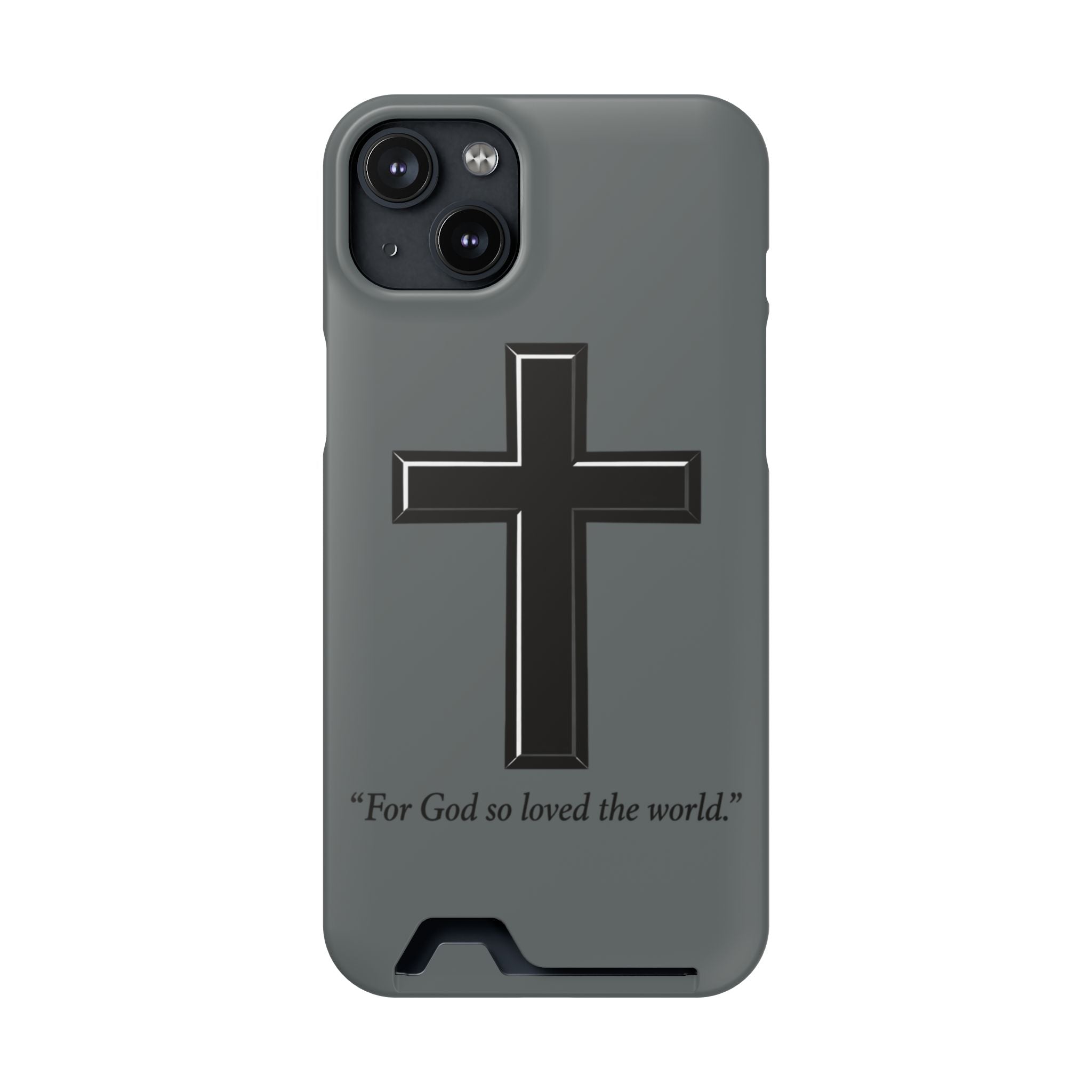John 3:16 Phone Case (Card Holder)