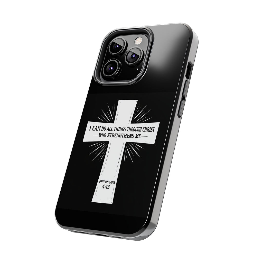 Philippians 4:13 Tough Phone Cases