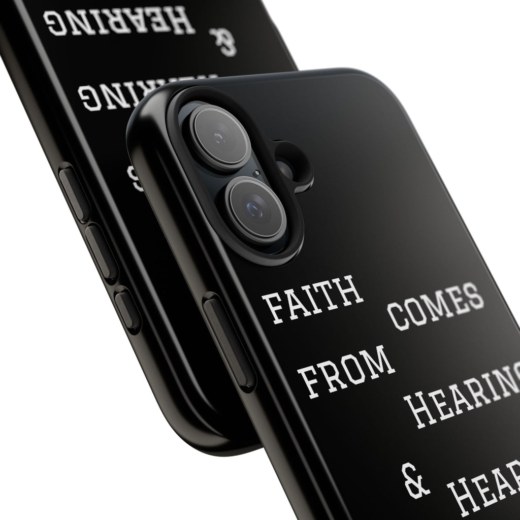 Romans 10:17 phone case