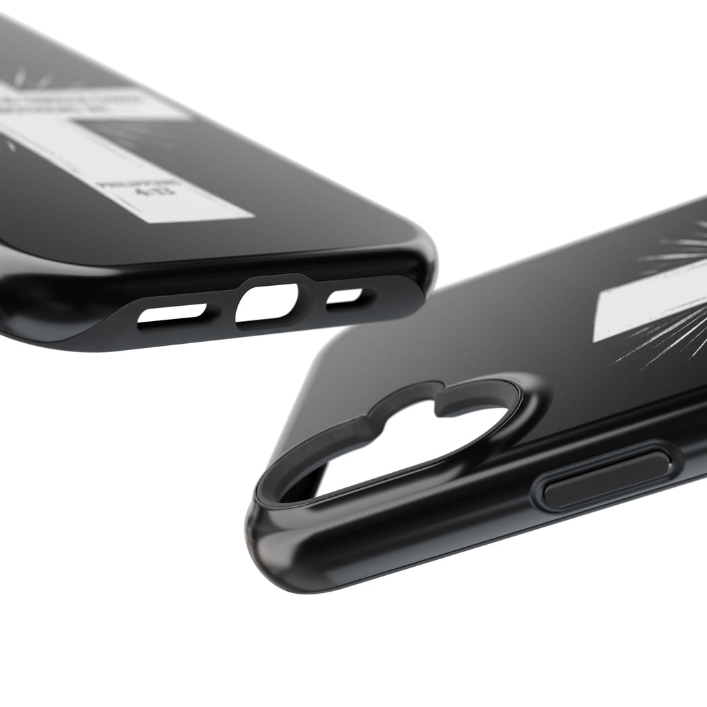 Philippians 4:13 Magnetic Impact-Resistant Cases
