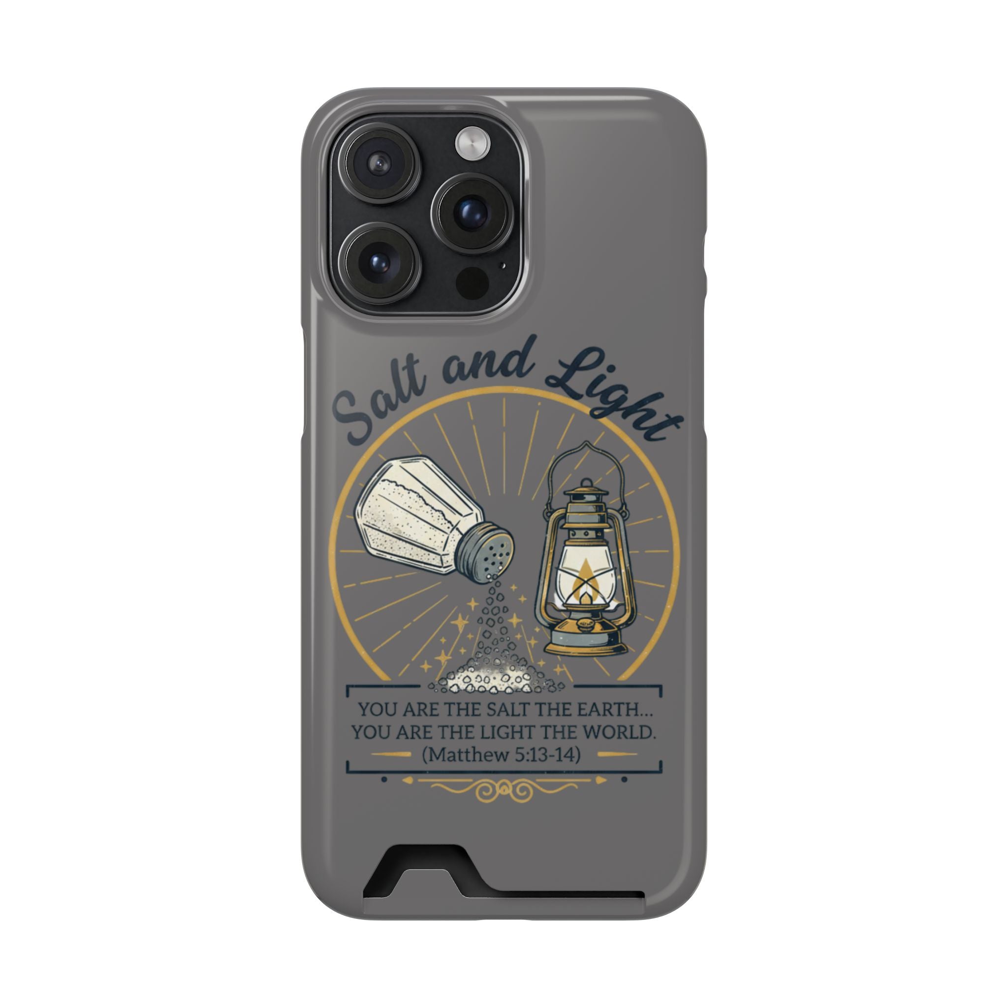 Salt and Light phone case