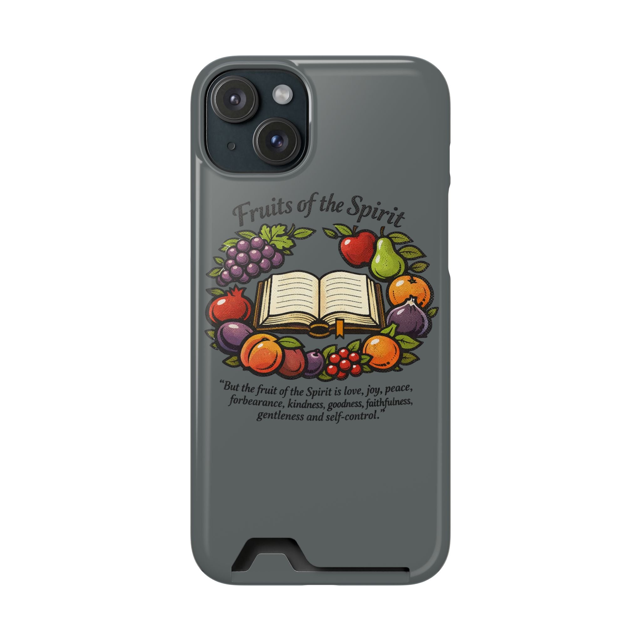 Fruits of the Spirit Phone Case (Card Holder)