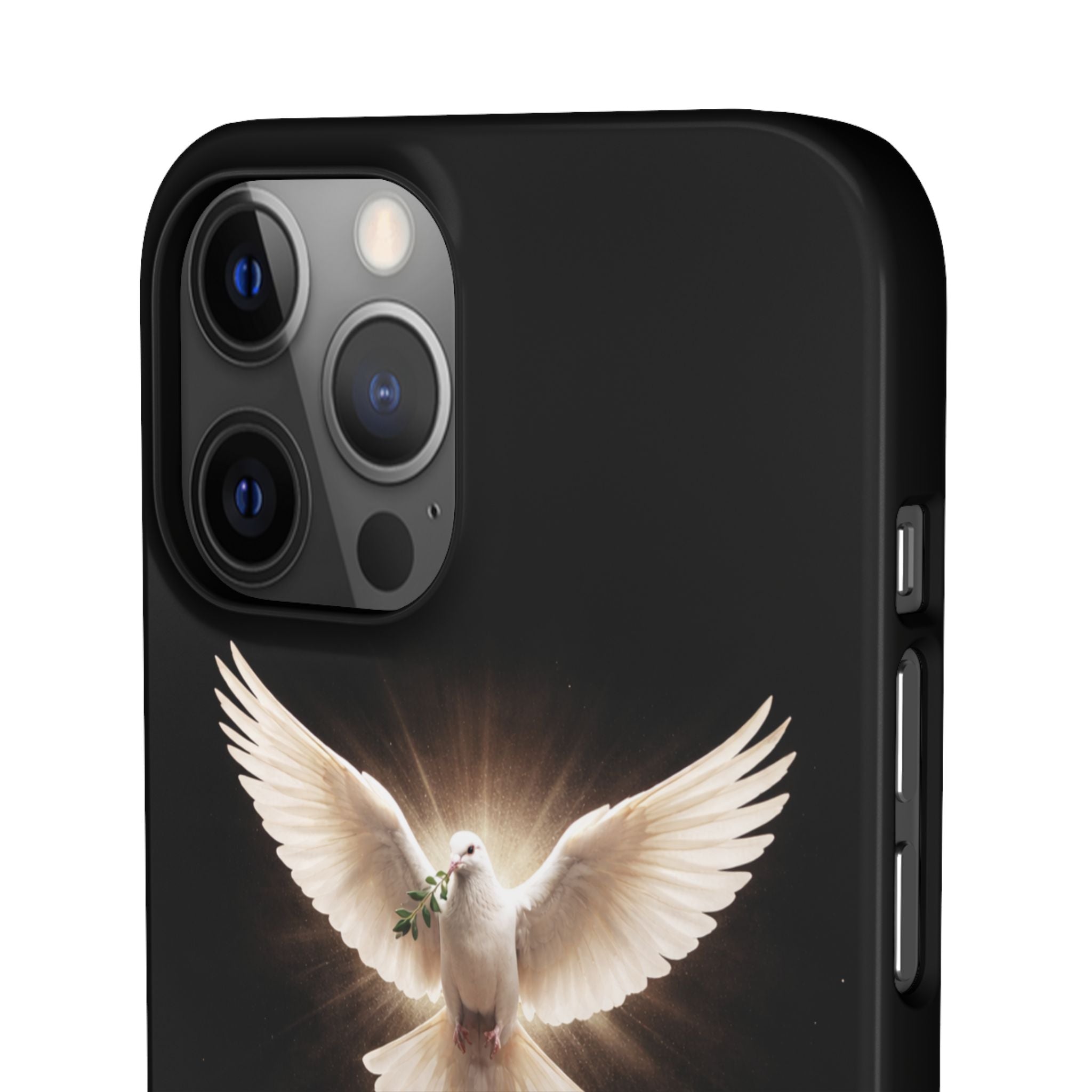 Dove with John 14:27 with Snap Cases