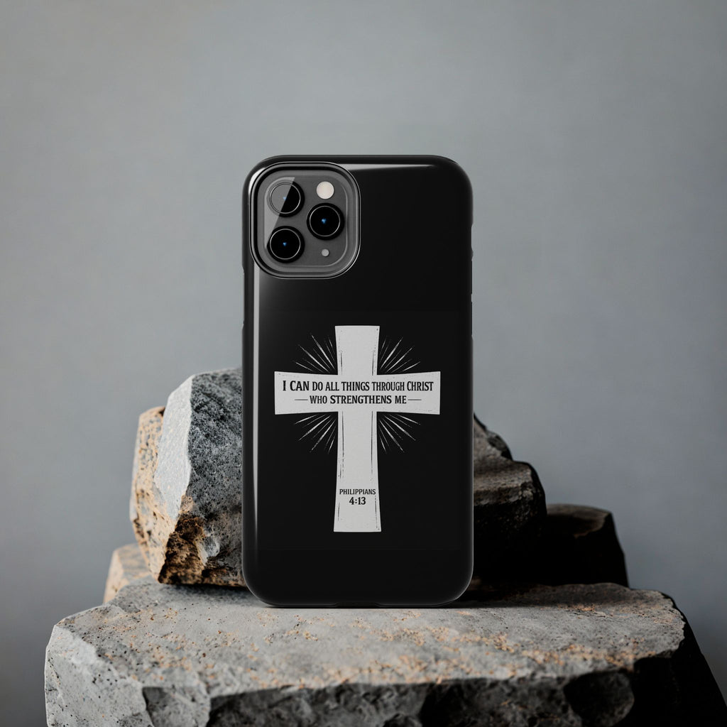 Philippians 4:13 Tough Phone Cases