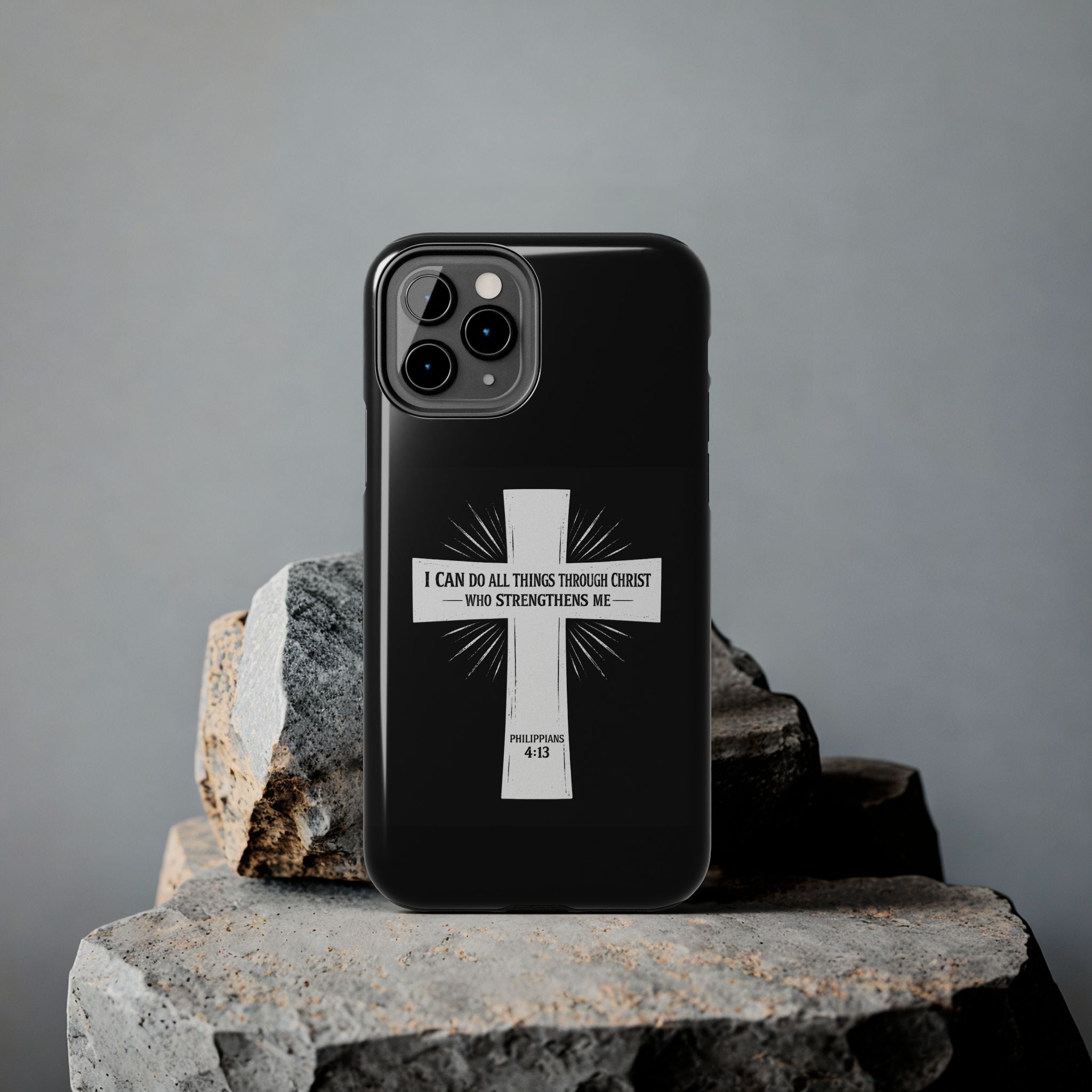Philippians 4:13 Tough Phone Cases