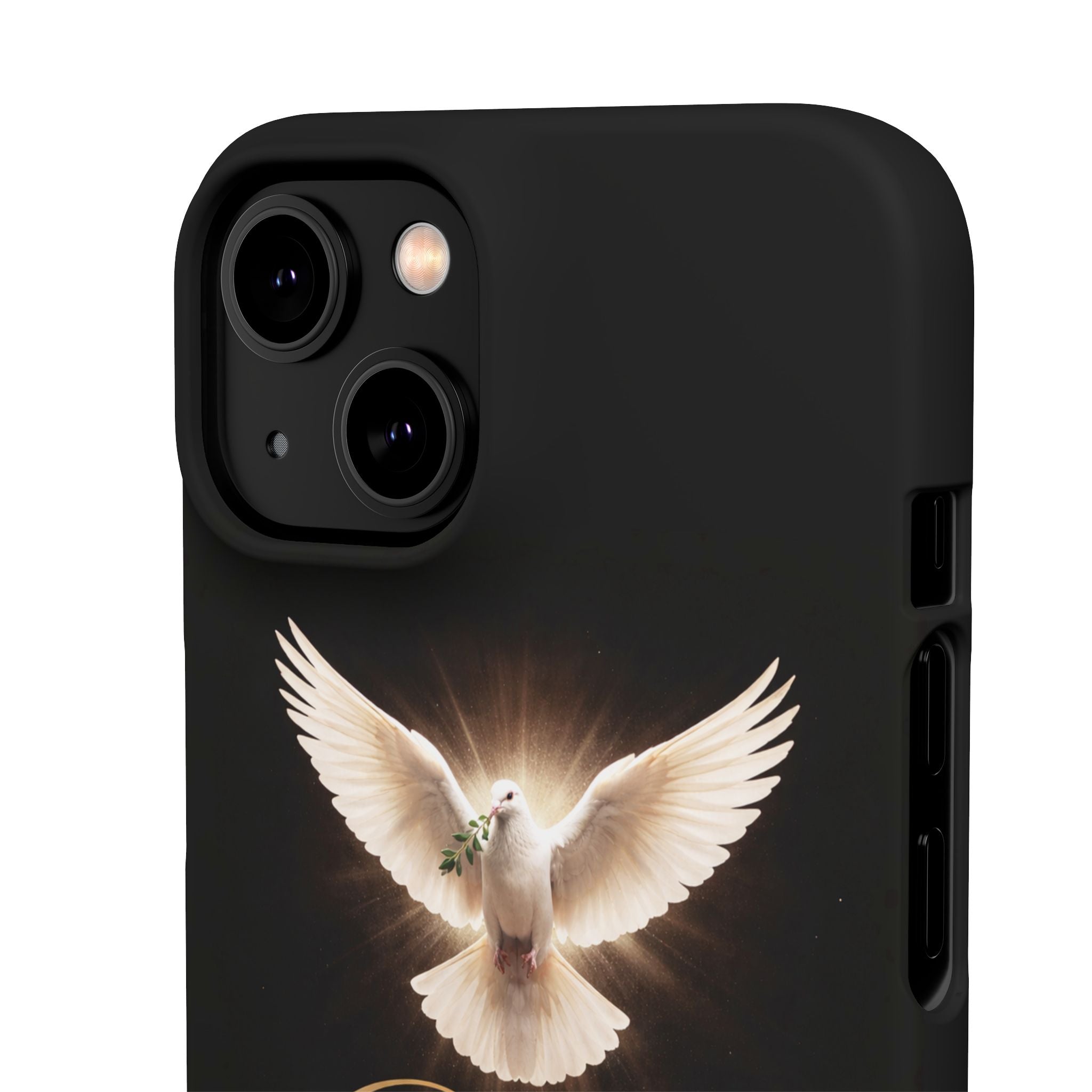 Dove with John 14:27 with Snap Cases