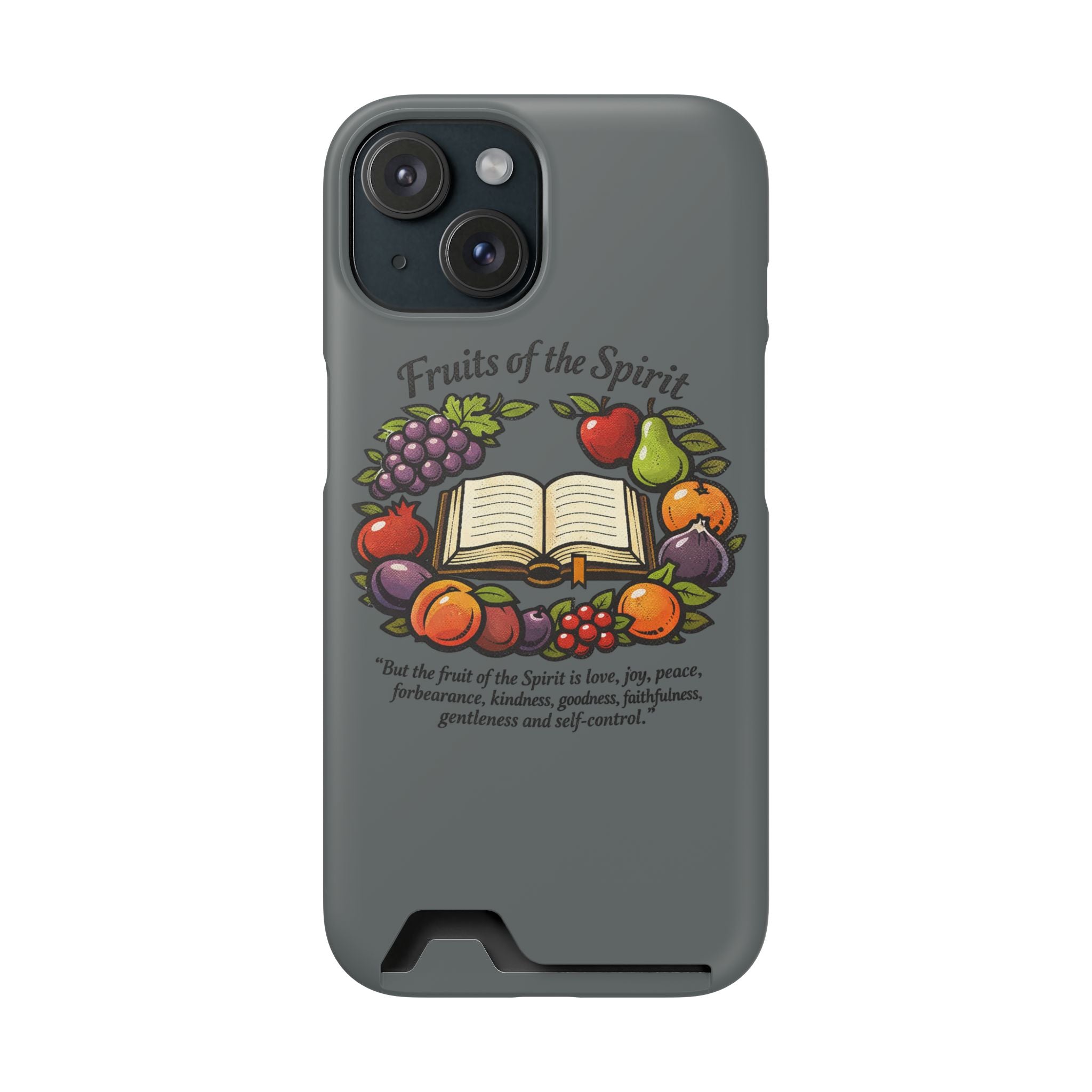 Fruits of the Spirit Phone Case (Card Holder)