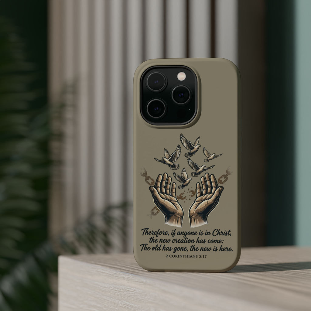 2 Corinthians 5:17 Magnetic Impact-Resistant Cases