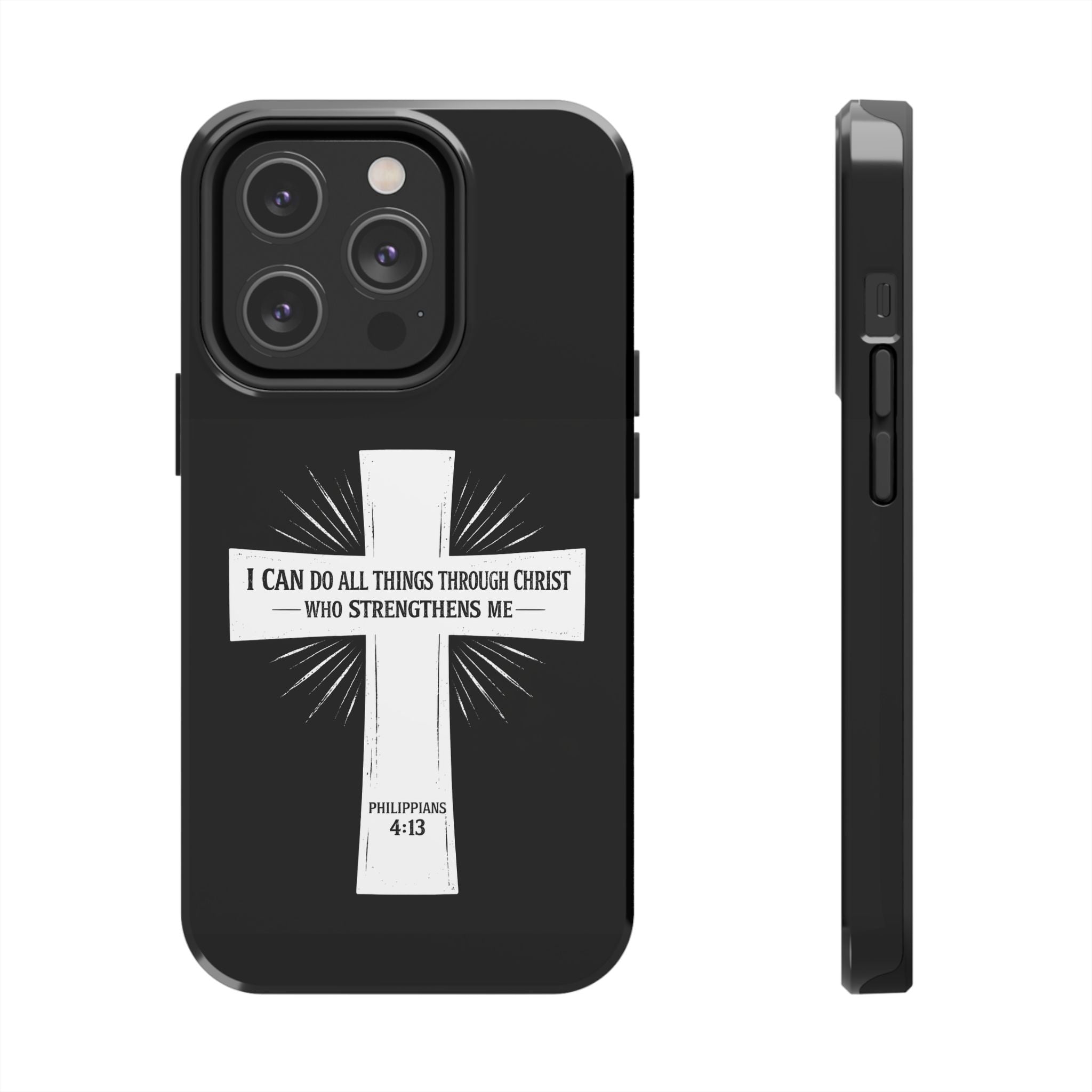 Philippians 4:13 Tough Phone Cases