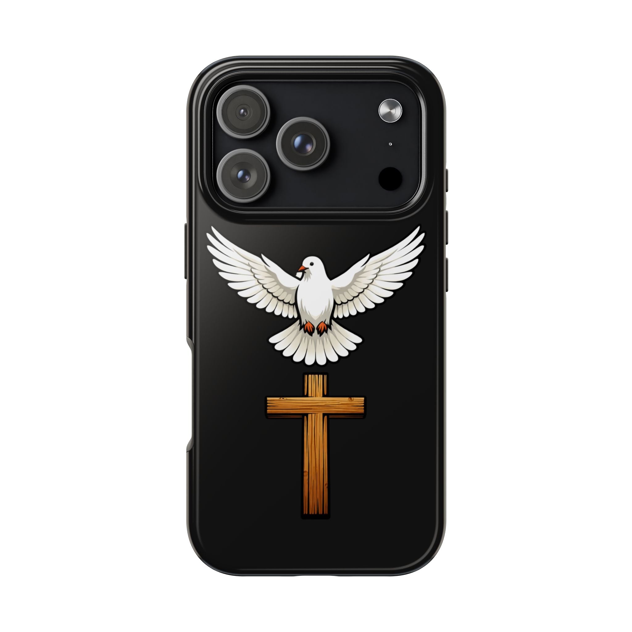 Dove and Cross Tough Phone Cases