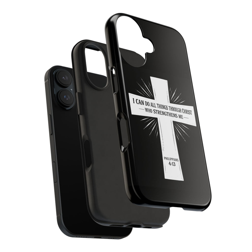 Philippians 4:13 Tough Phone Cases