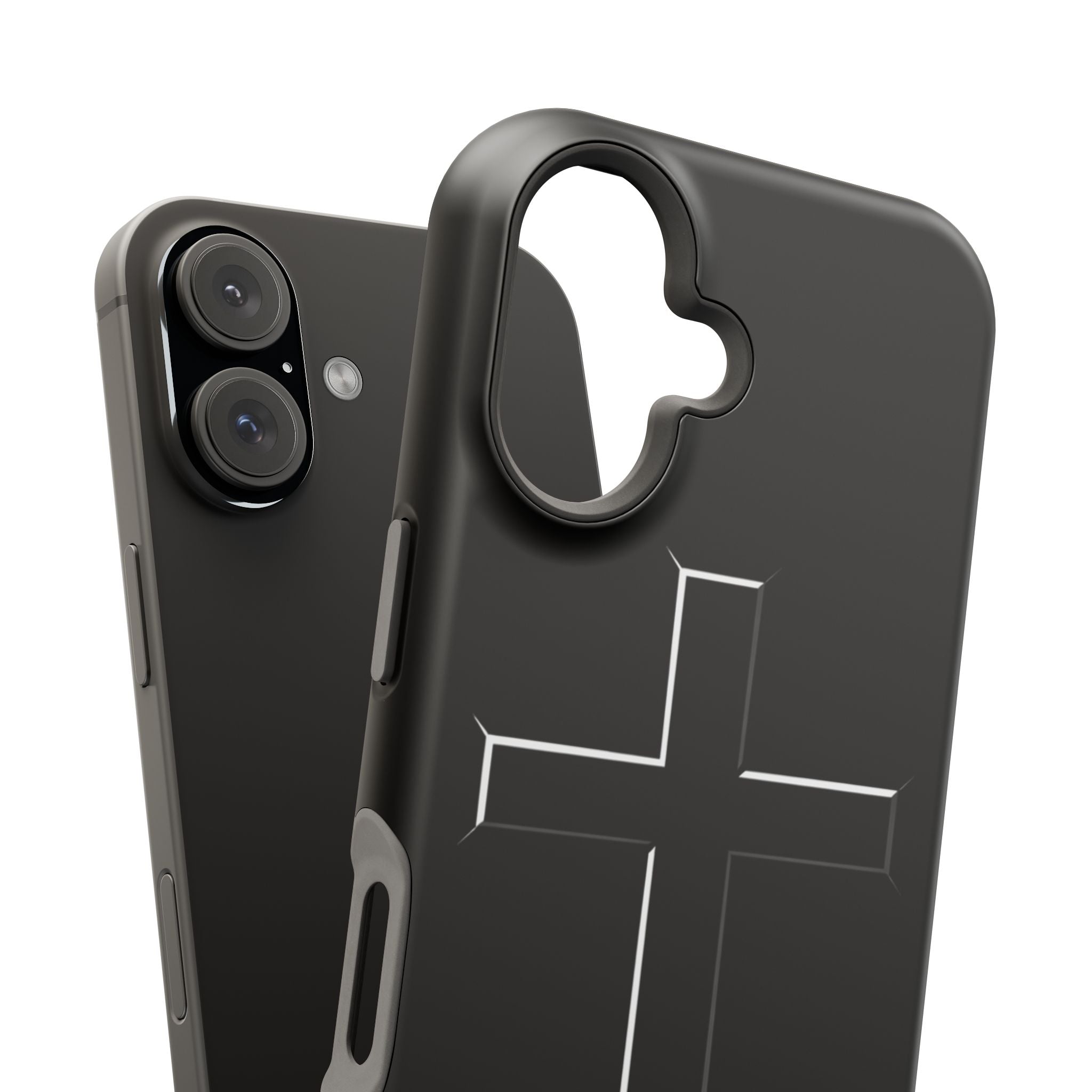 Cross Magnetic Impact-Resistant Cases