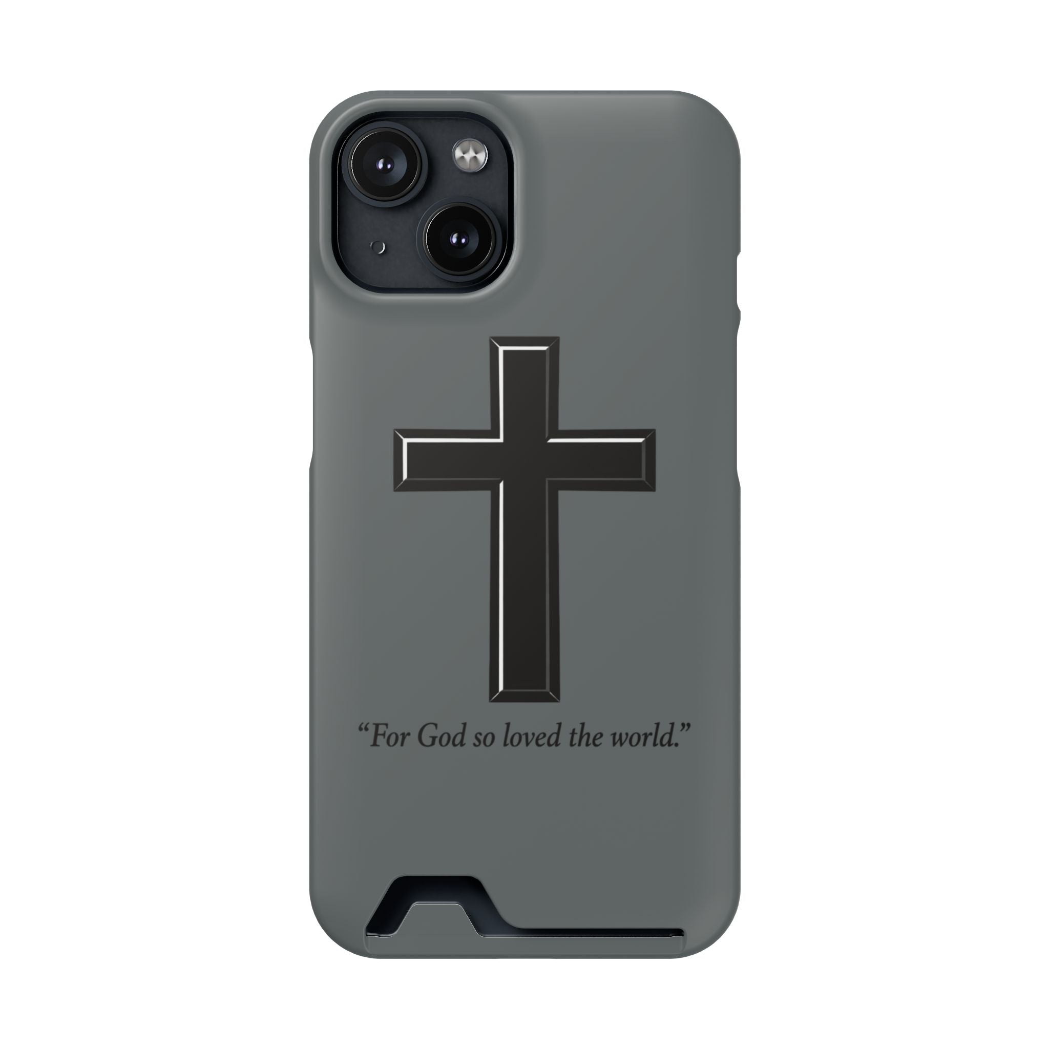John 3:16 Phone Case (Card Holder)