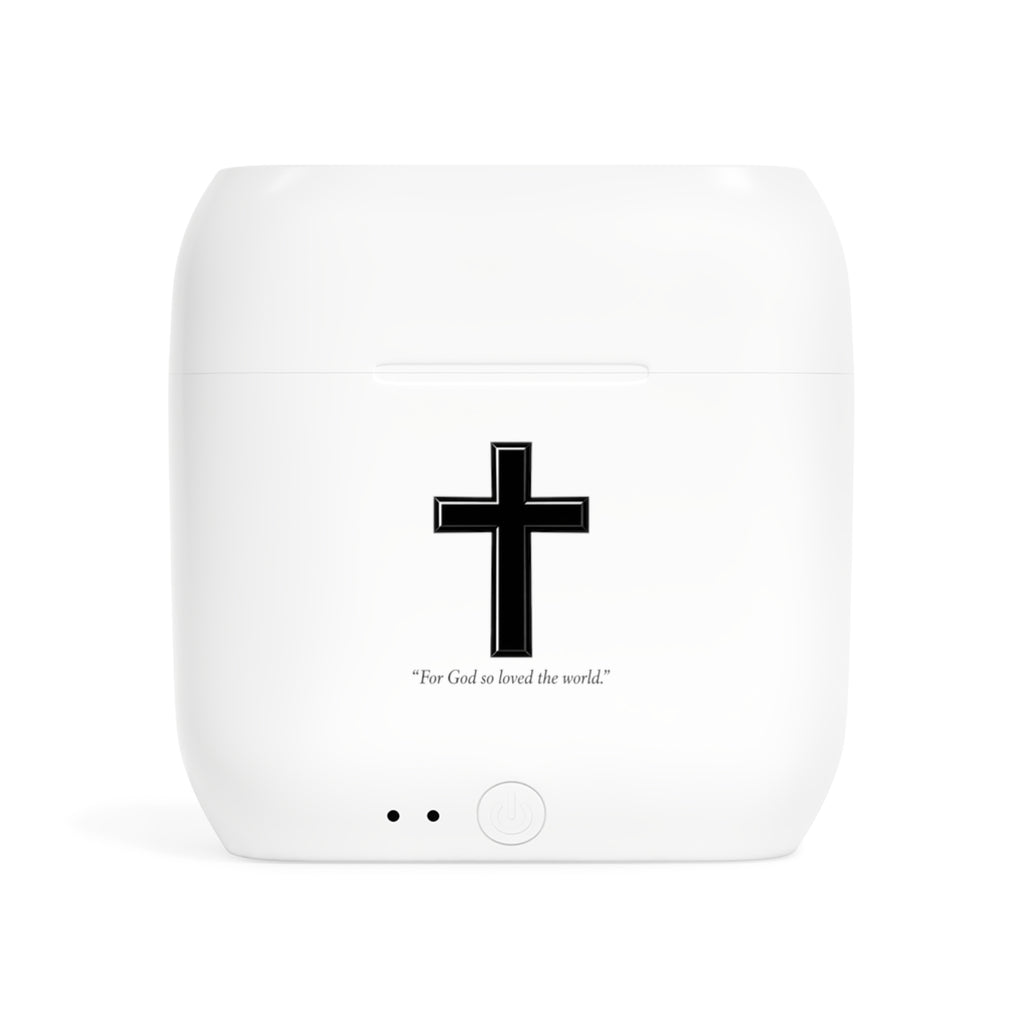 Cross with John 3:16 Essos Wireless Earbuds