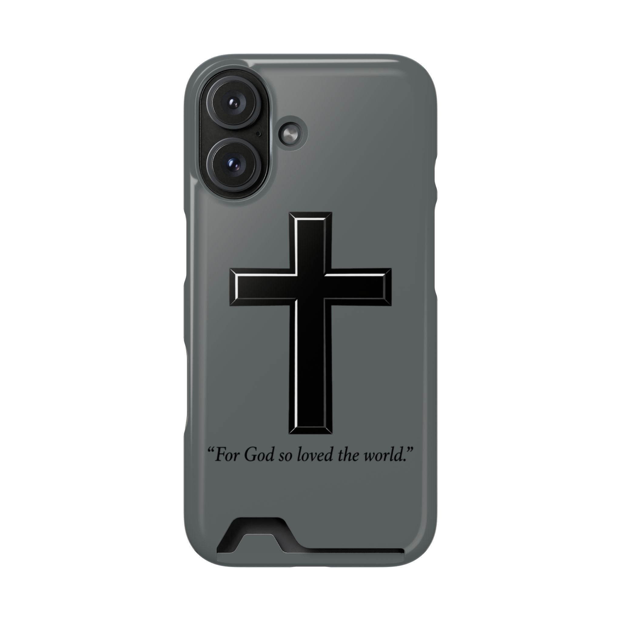 John 3:16 Phone Case (Card Holder)