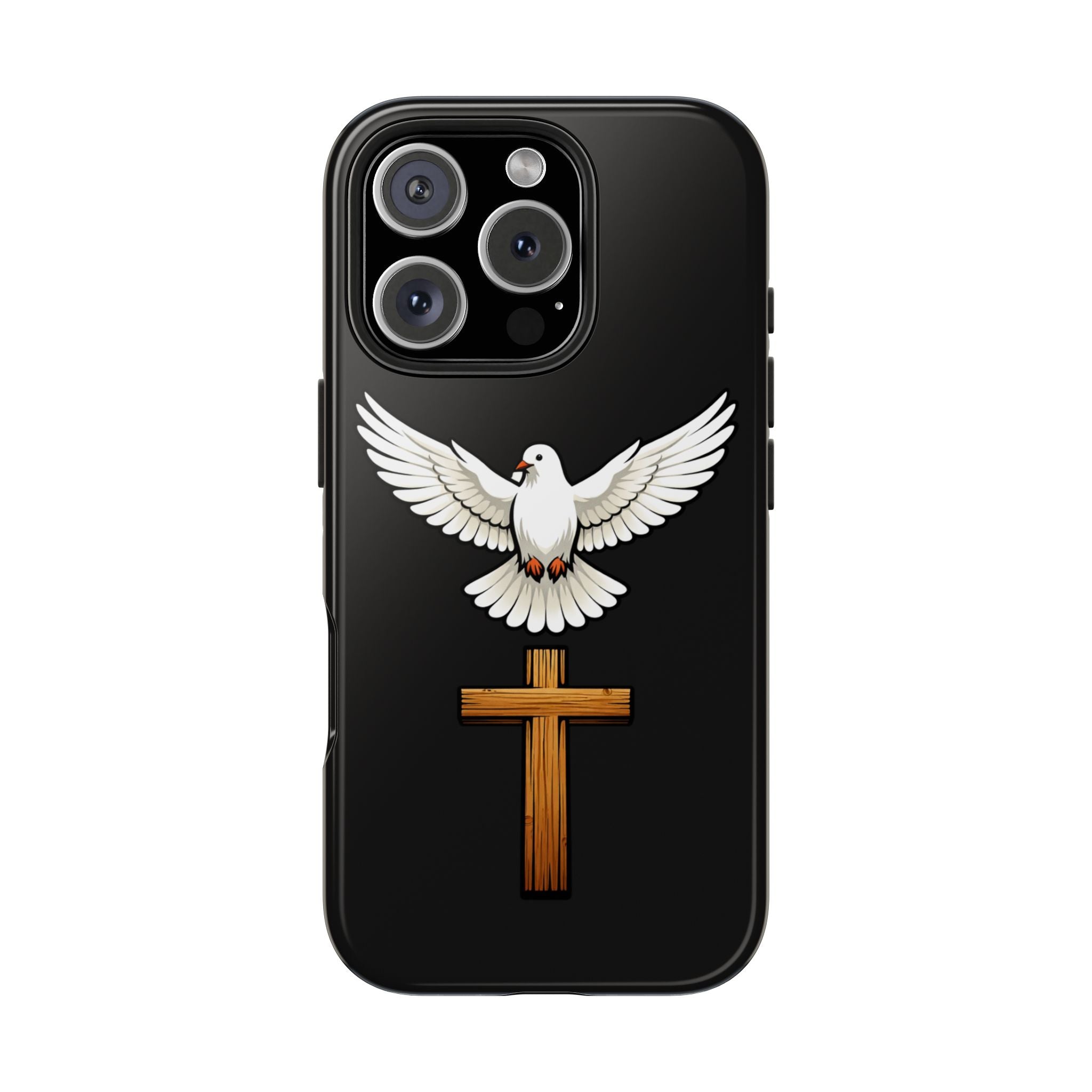Dove and Cross Tough Phone Cases