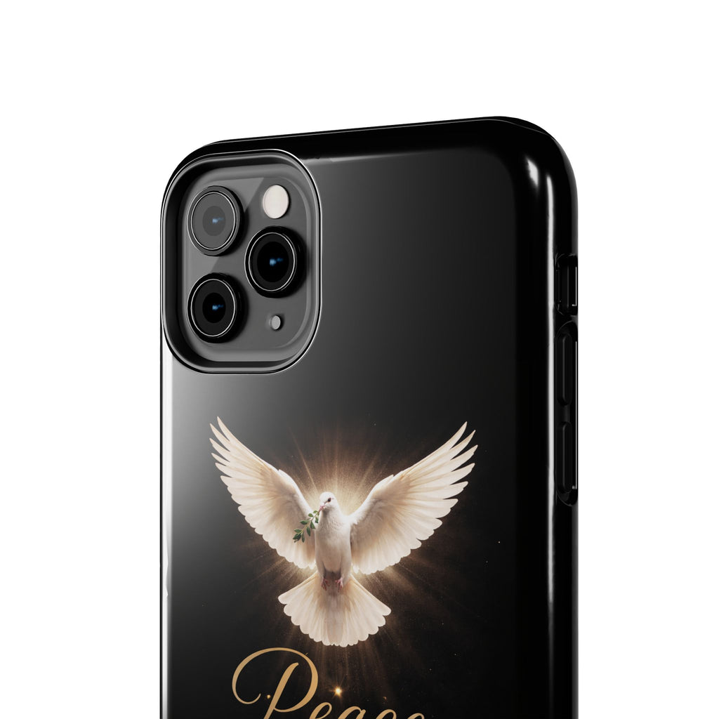 Dove with John 14:27 Tough Phone Cases
