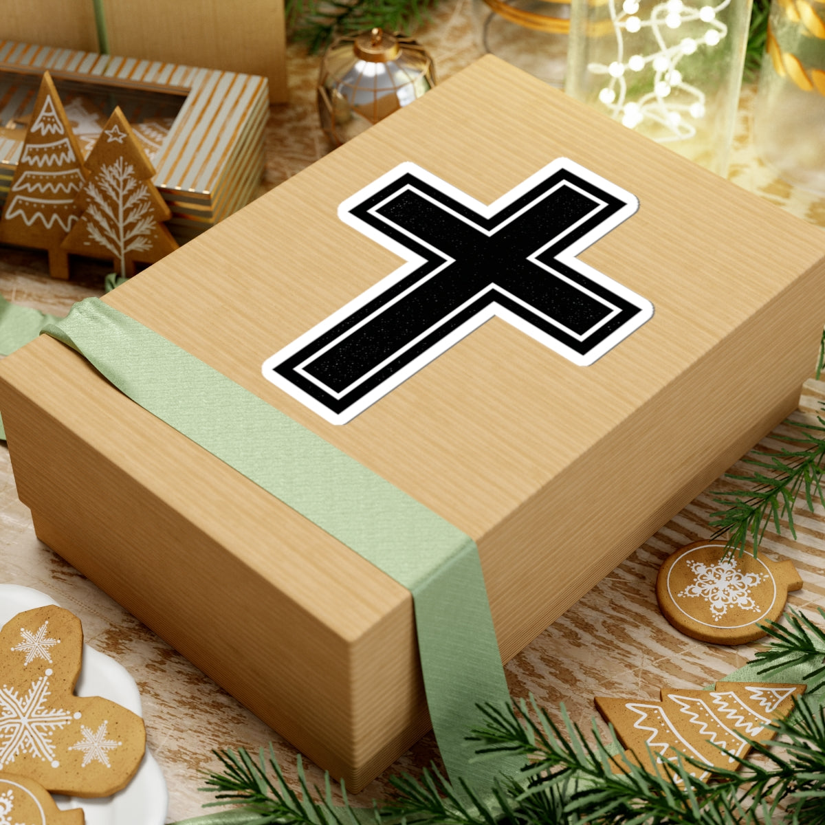 Cross Sticker