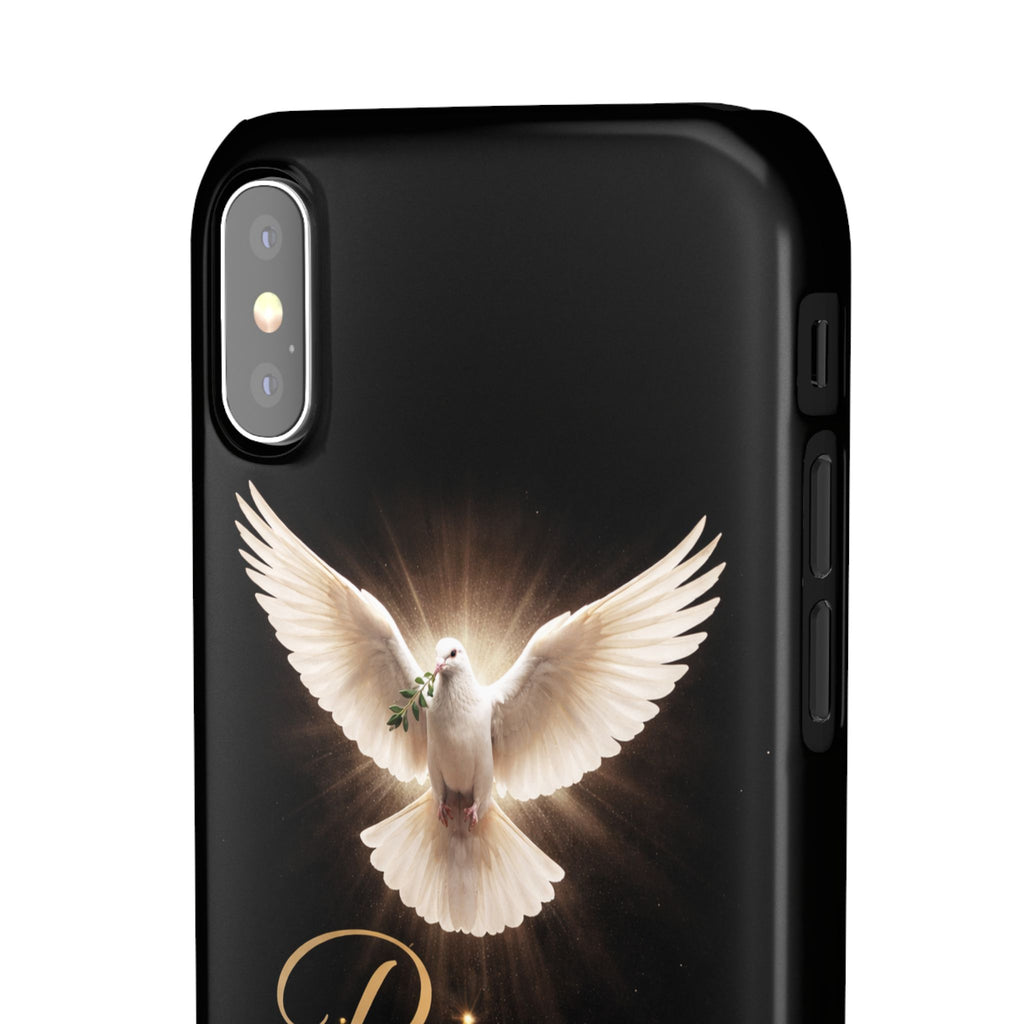 Dove with John 14:27 with Snap Cases