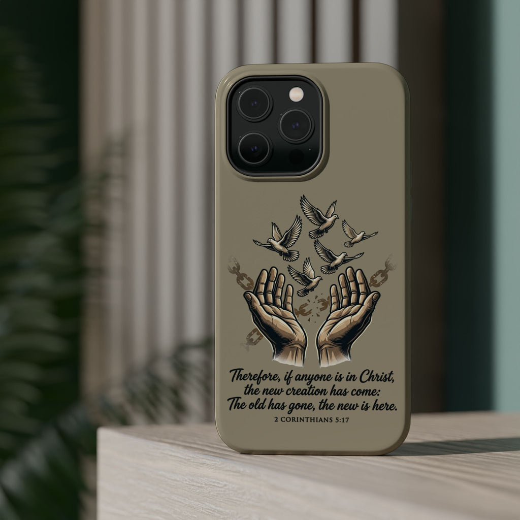 2 Corinthians 5:17 Magnetic Impact-Resistant Cases