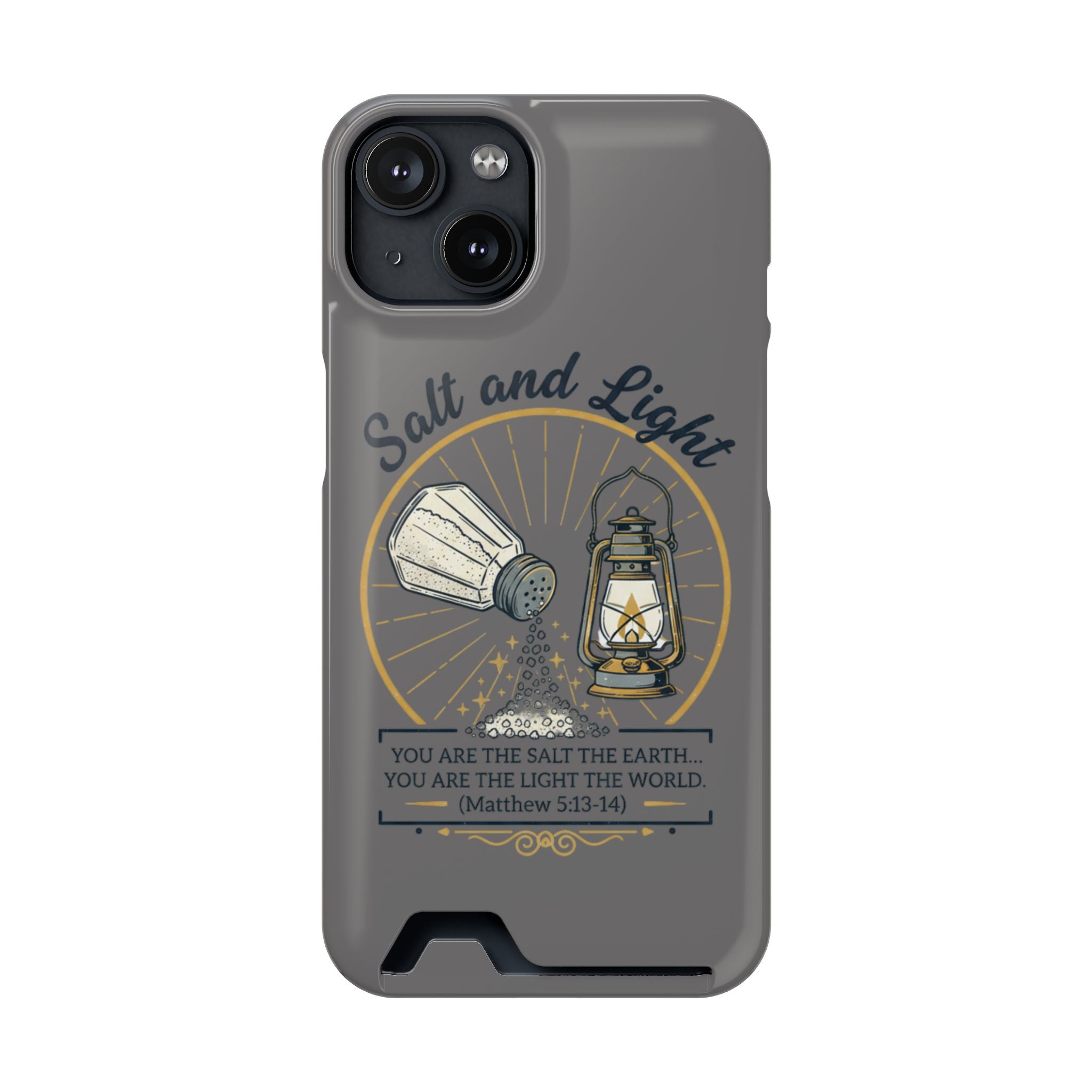 Salt and Light phone case