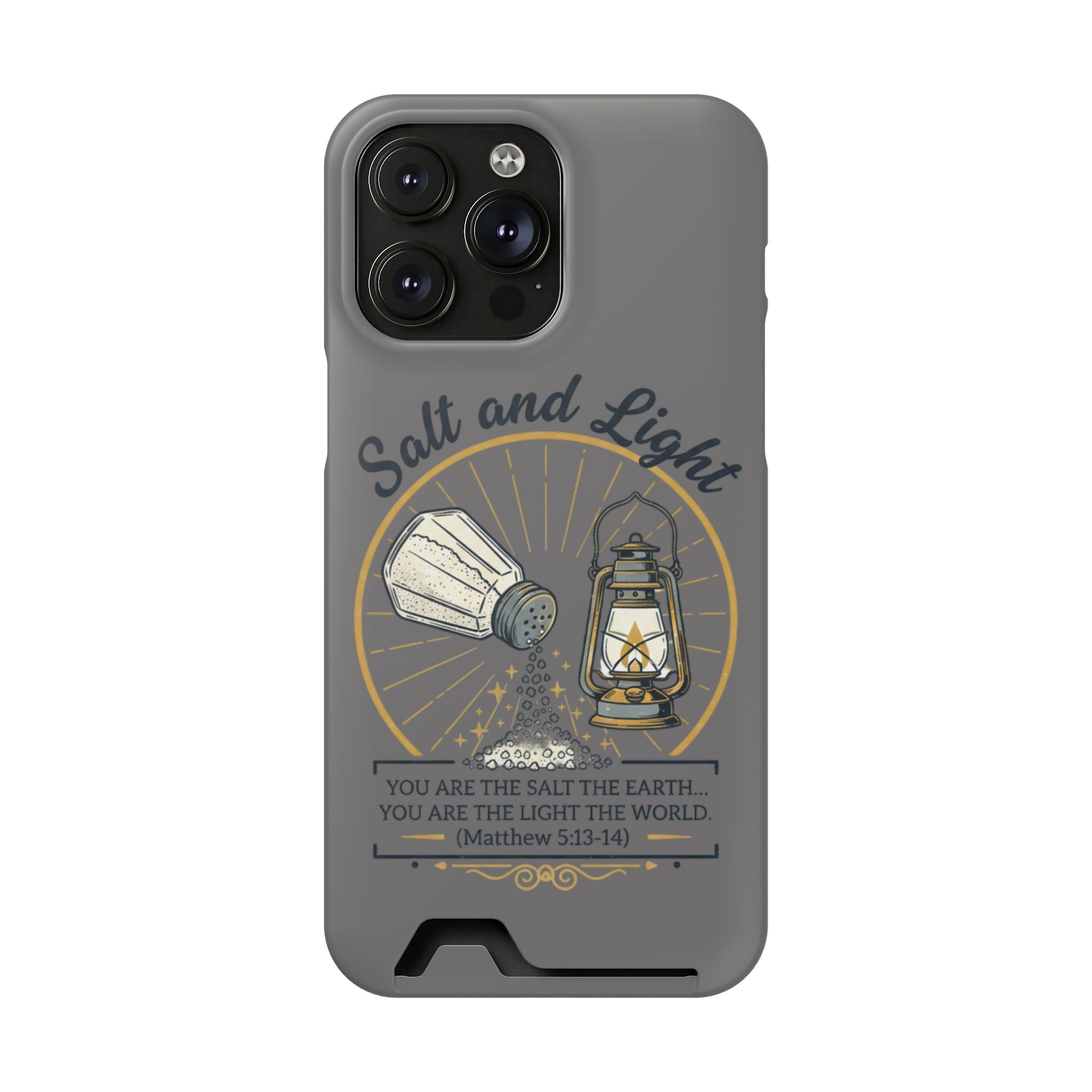 Salt and Light phone case