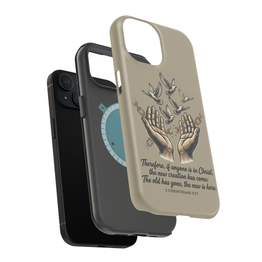 2 Corinthians 5:17 Magnetic Impact-Resistant Cases