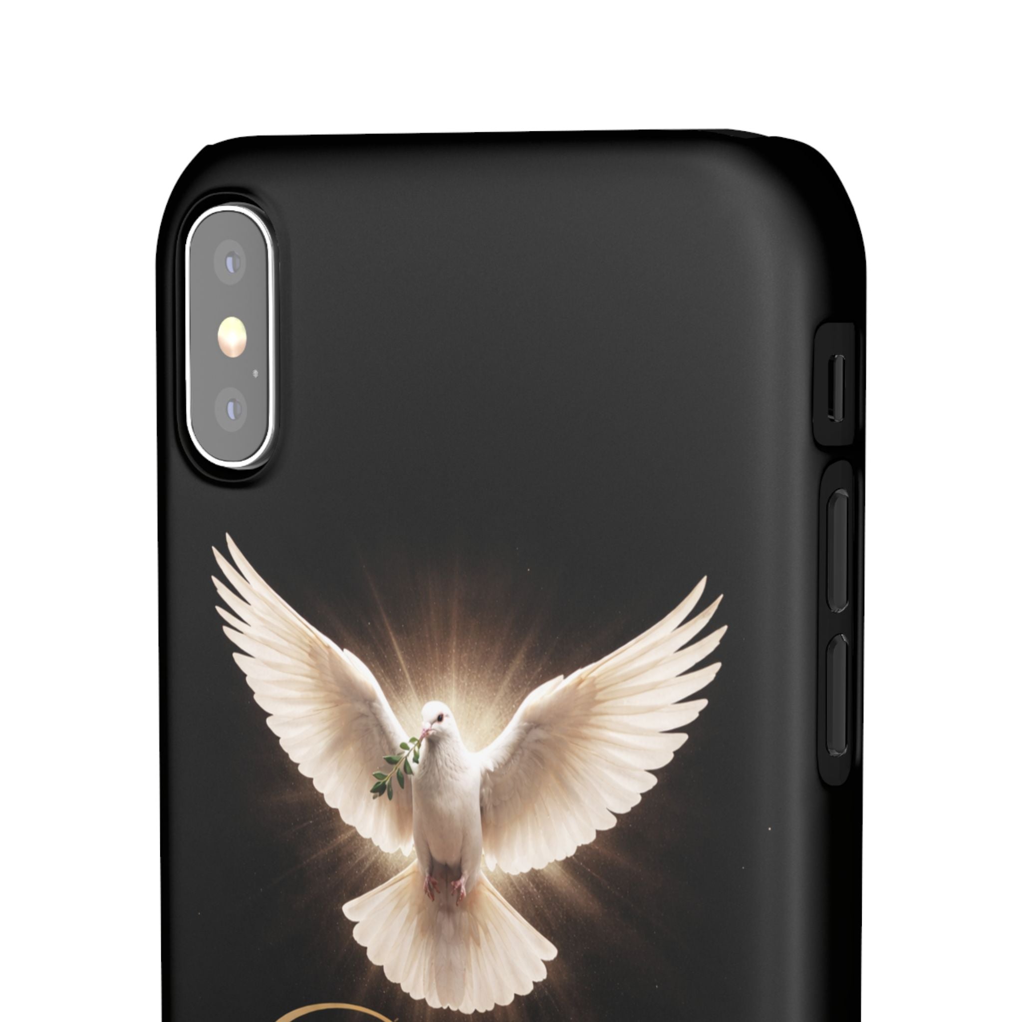 Dove with John 14:27 with Snap Cases