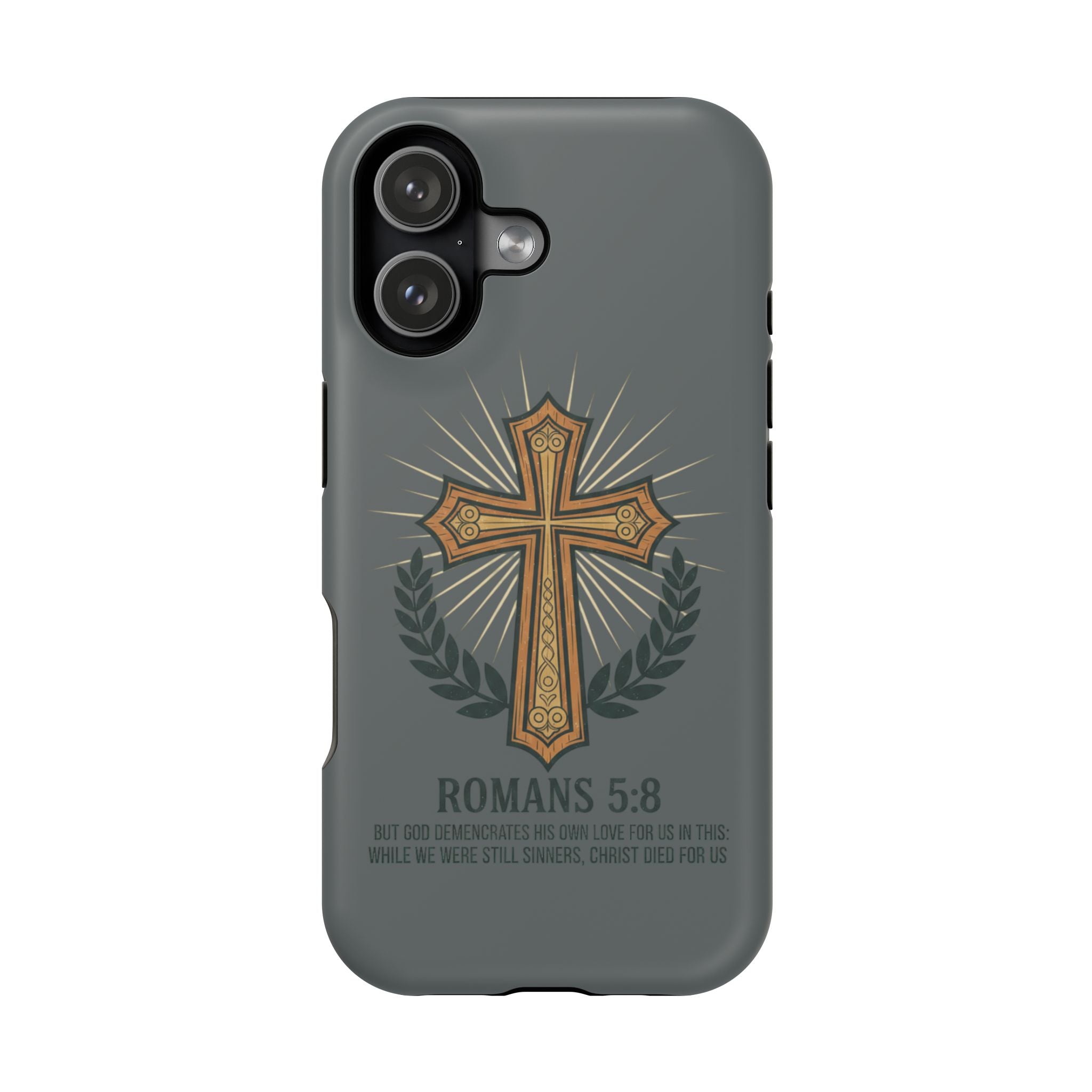 Romans 5:8 Magnetic Impact-Resistant Cases