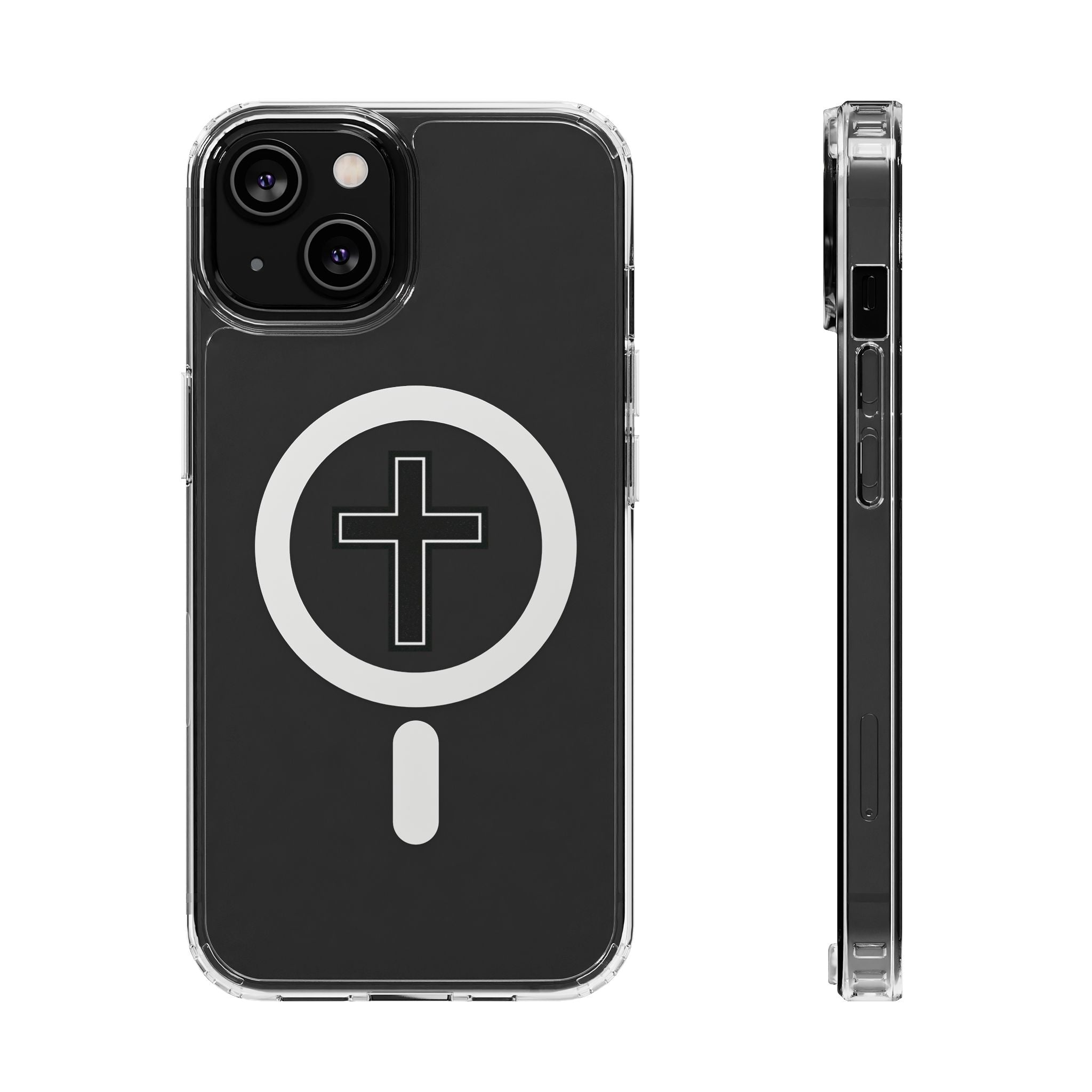 Cross Magnetic Clear Impact-Resistant Cases