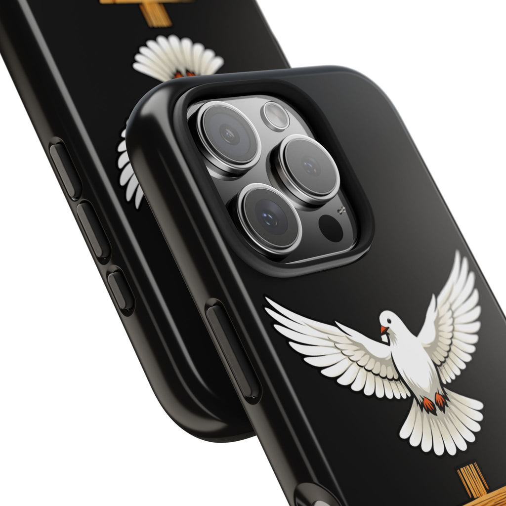 Dove and Cross Tough Phone Cases