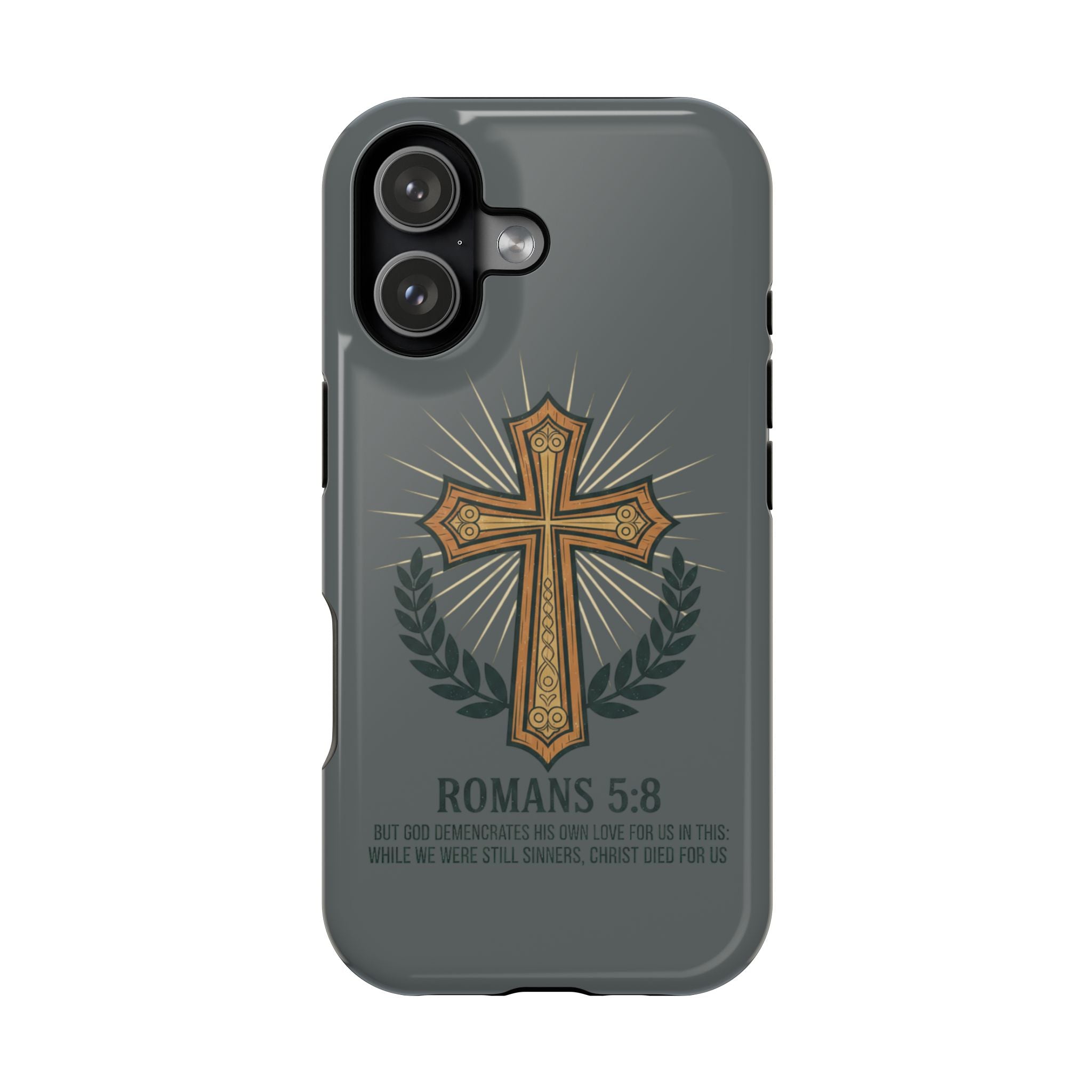 Romans 5:8 Magnetic Impact-Resistant Cases