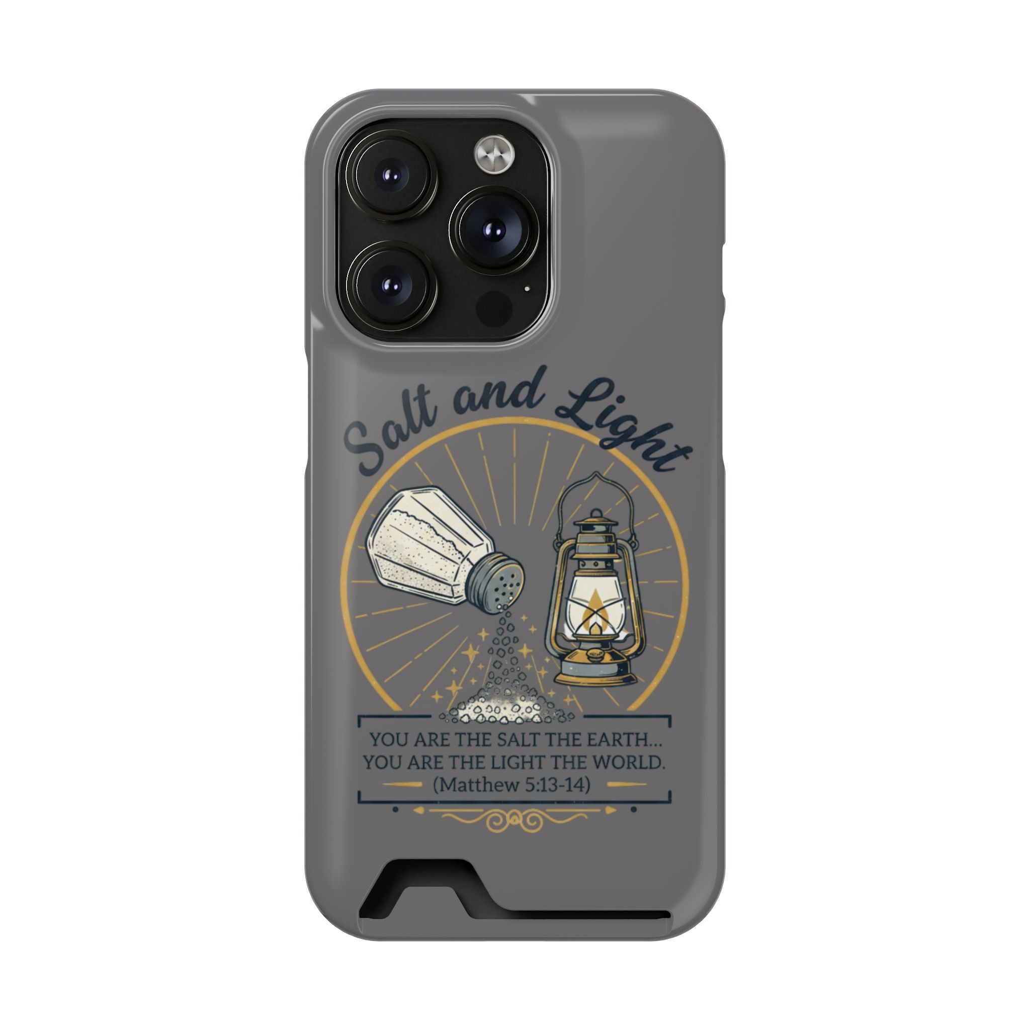 Salt and Light phone case