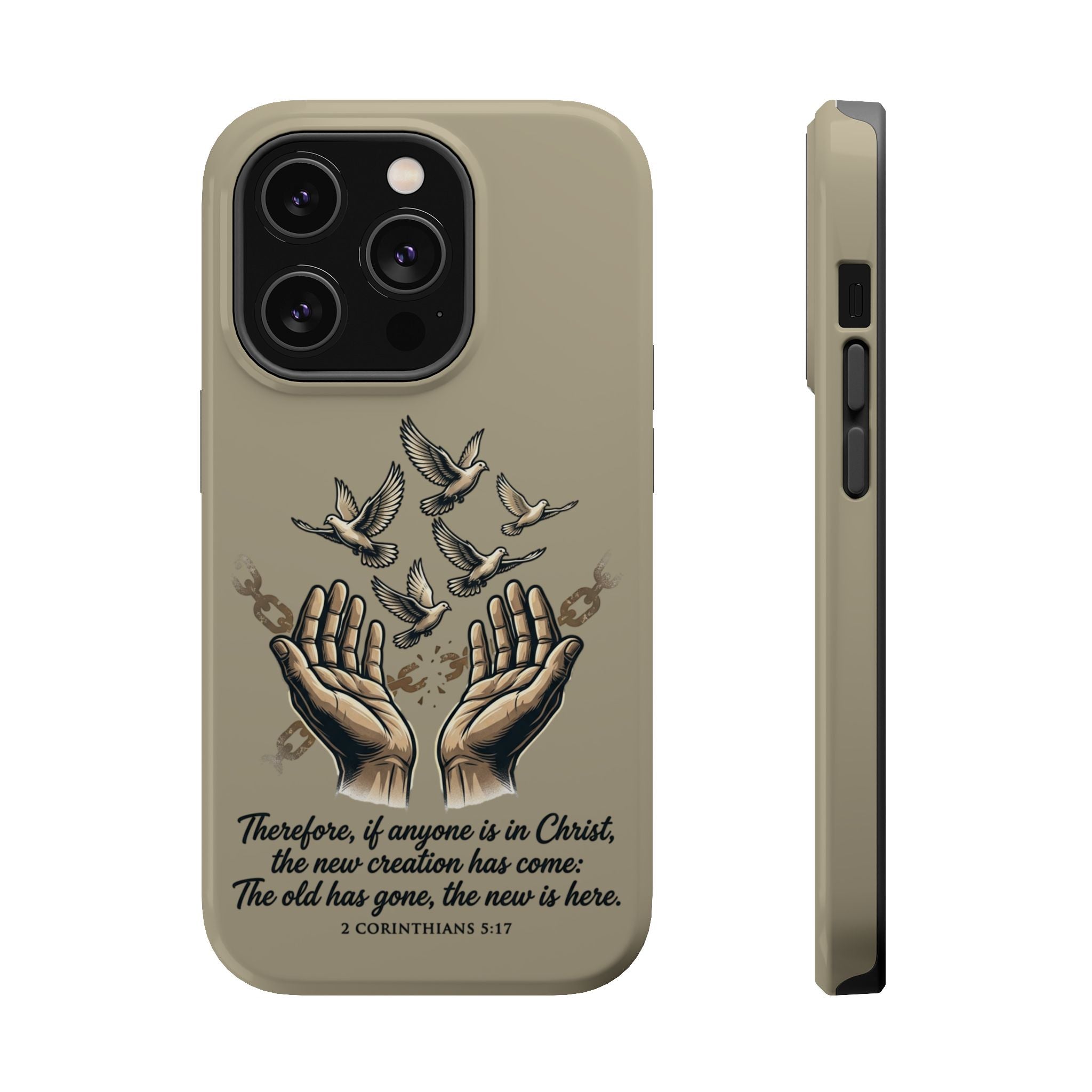 2 Corinthians 5:17 Magnetic Impact-Resistant Cases