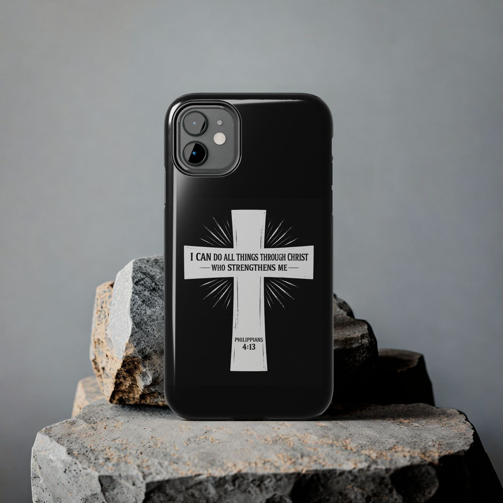 Philippians 4:13 Tough Phone Cases