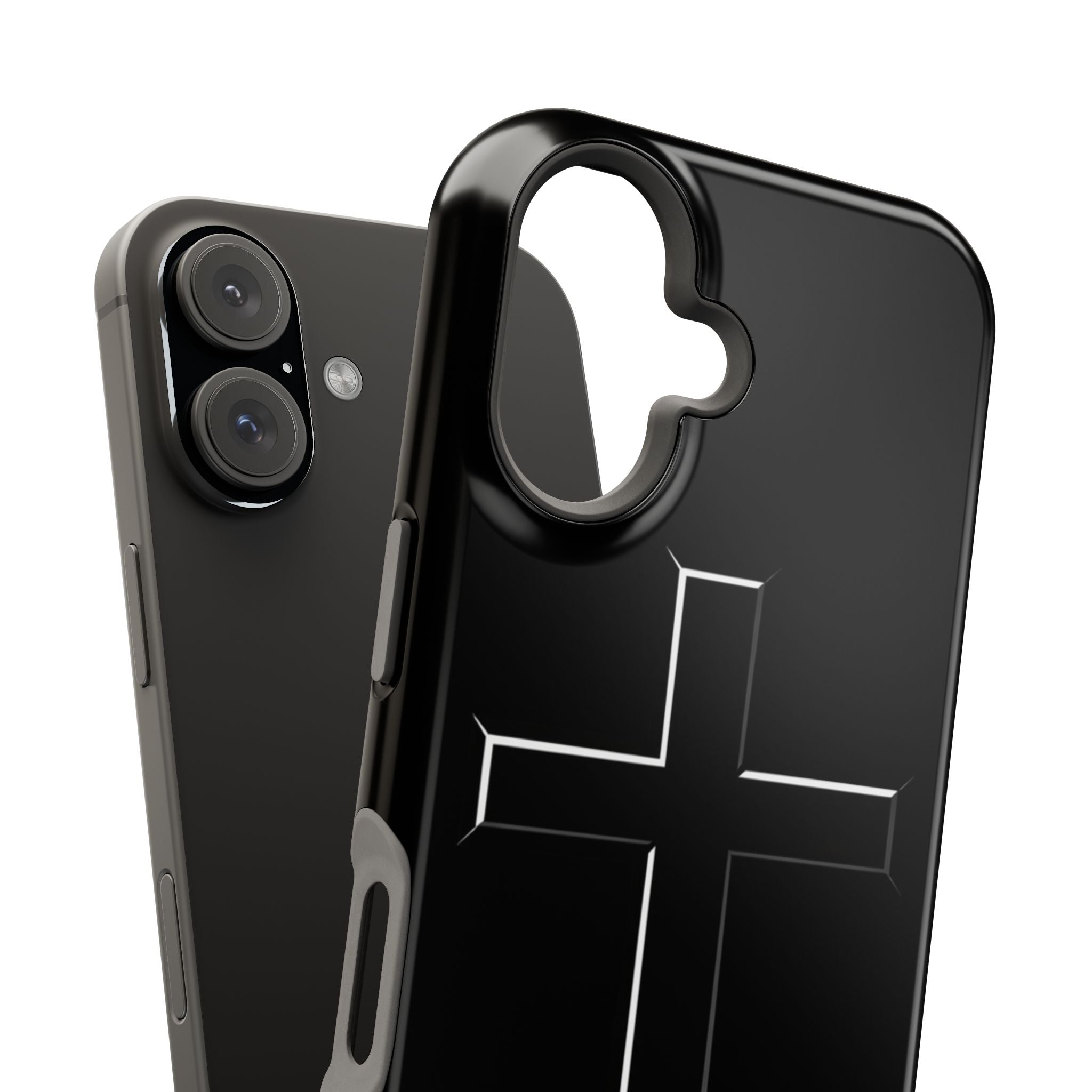 Cross Magnetic Impact-Resistant Cases