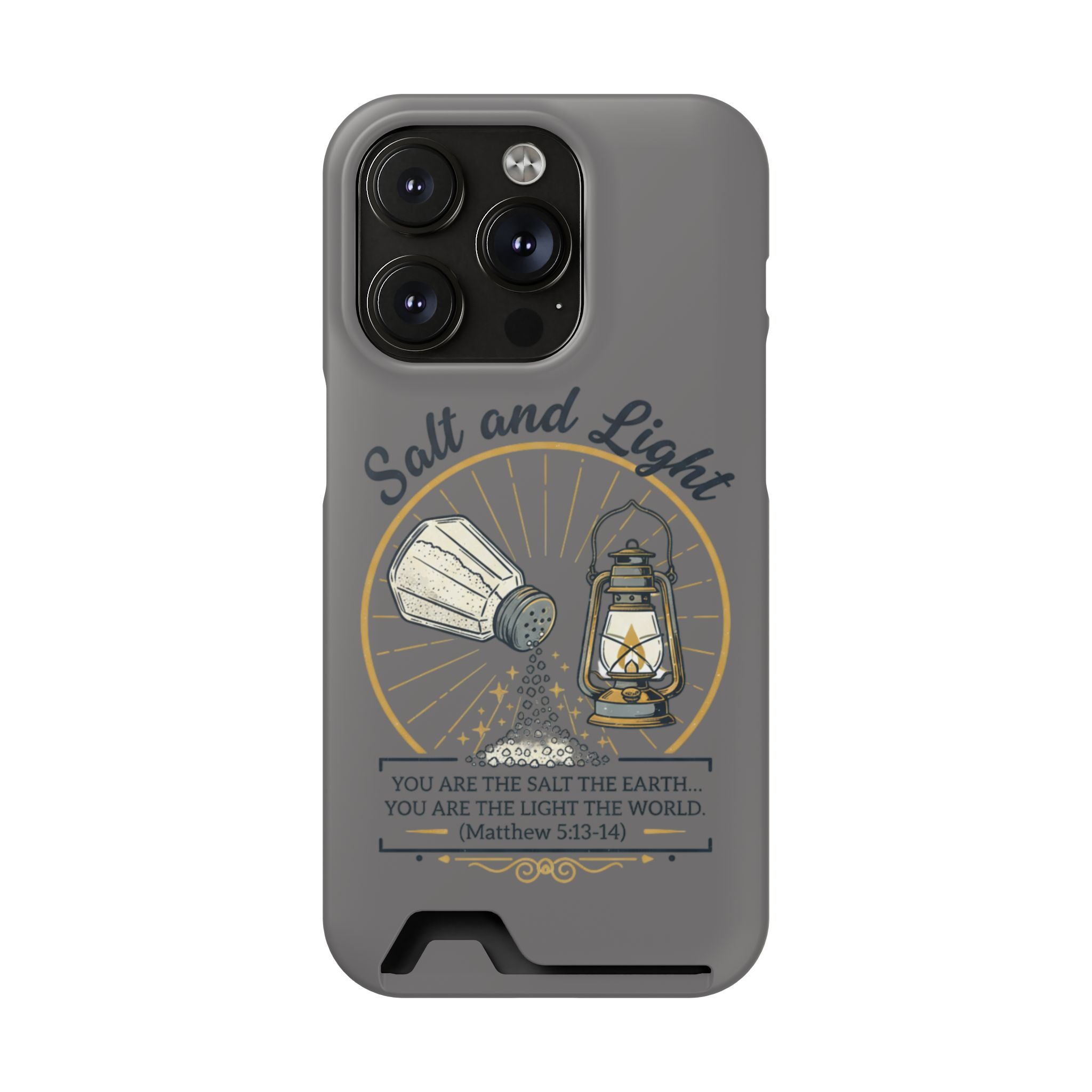 Salt and Light phone case