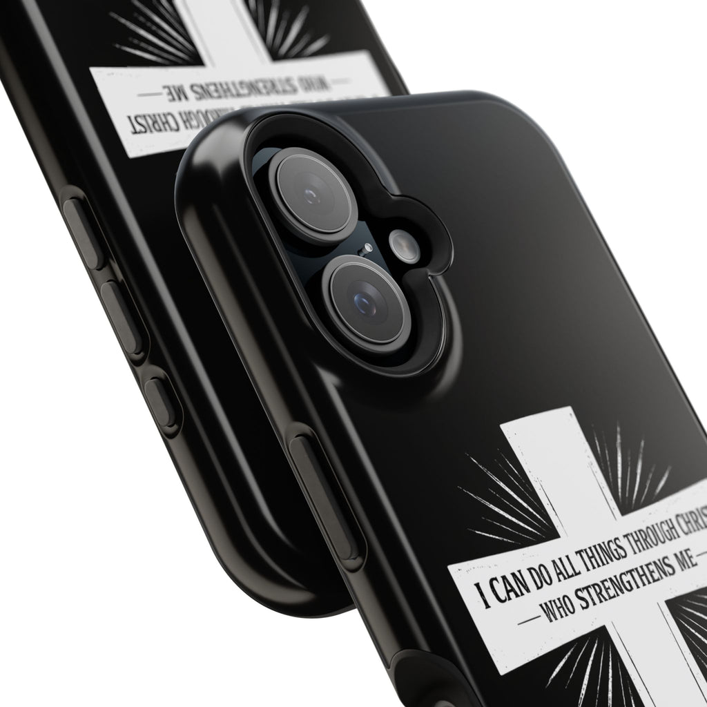 Philippians 4:13 Magnetic Impact-Resistant Cases