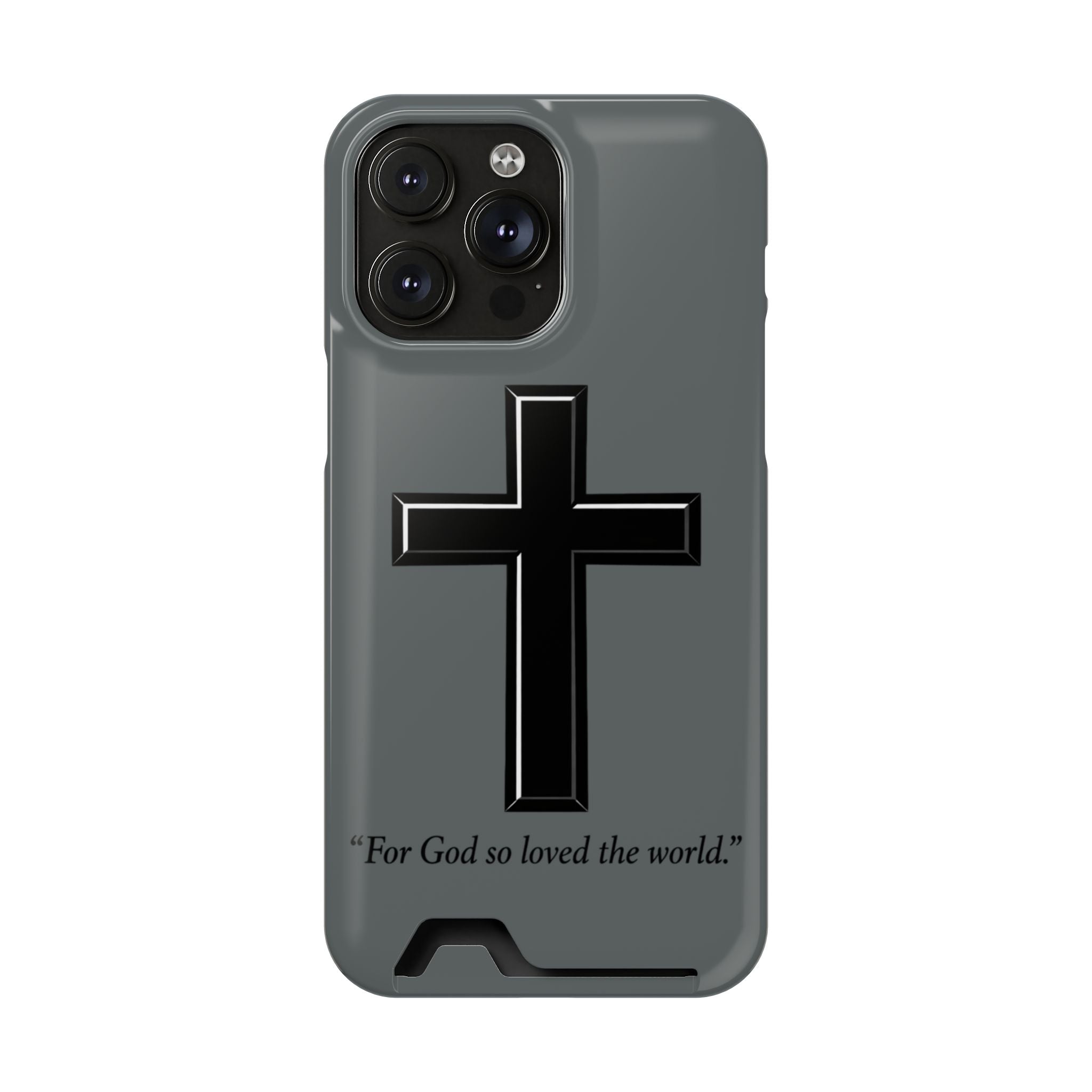 John 3:16 Phone Case (Card Holder)