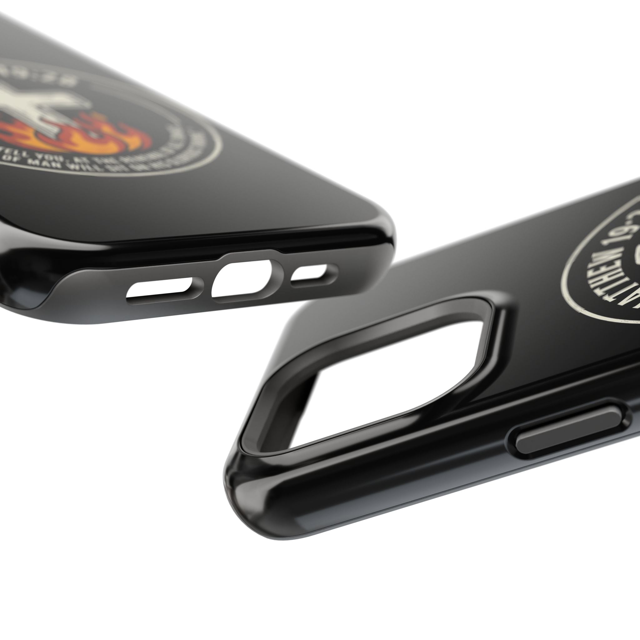 Matthew 19:28 with Cross Magnetic Impact-Resistant Cases